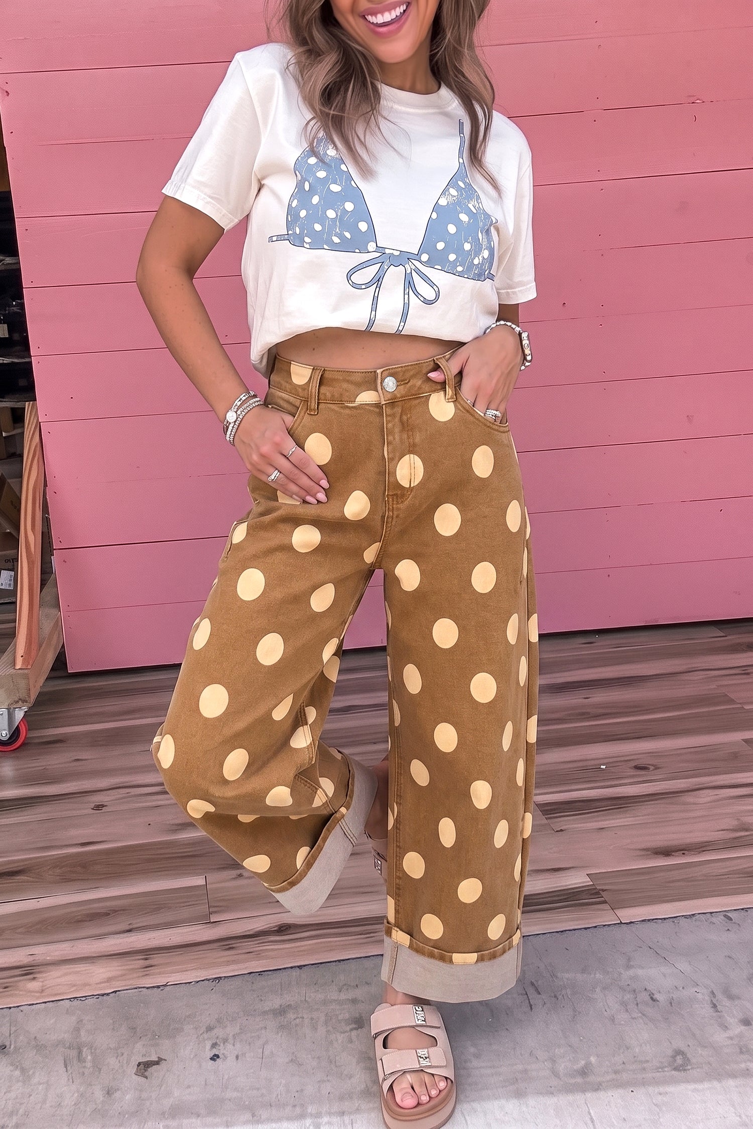 Pretty in Polka Dot Jeans