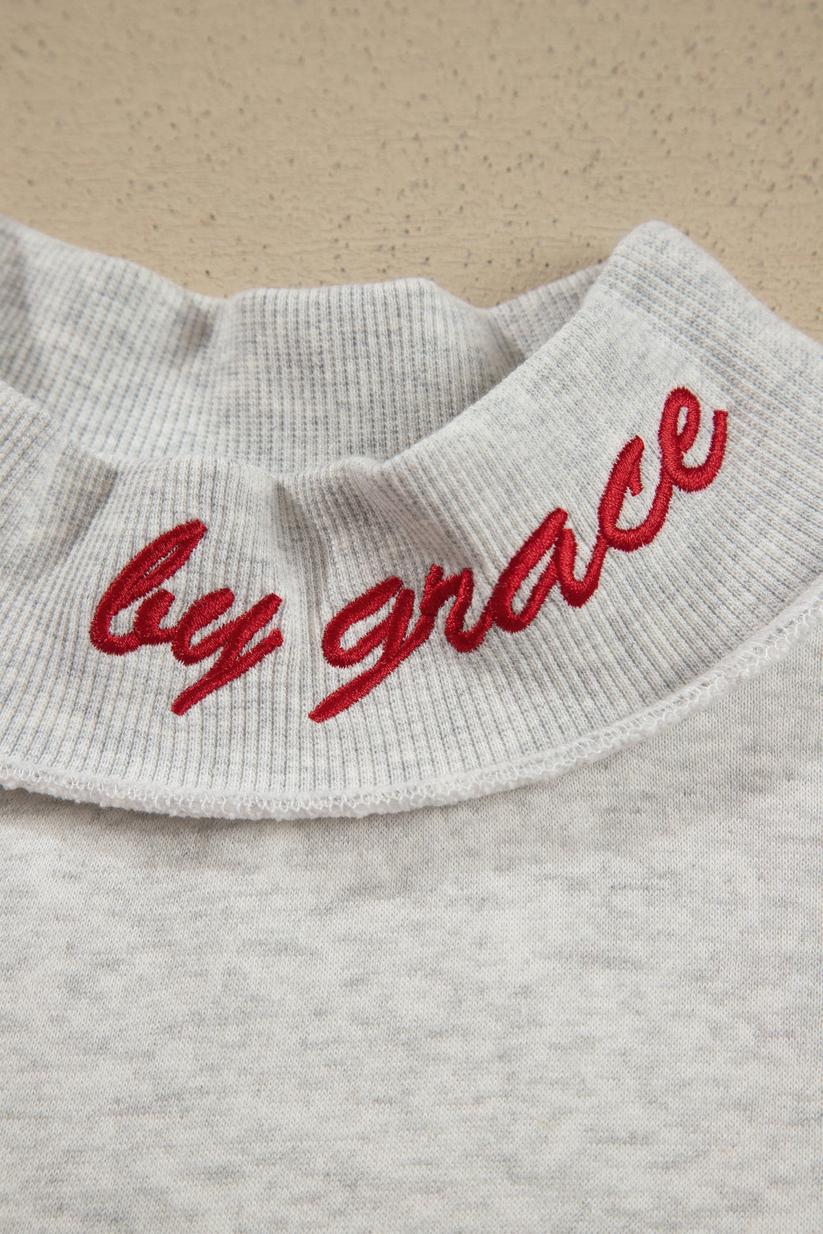 Saved By Grace Embroidered Sweatshirt