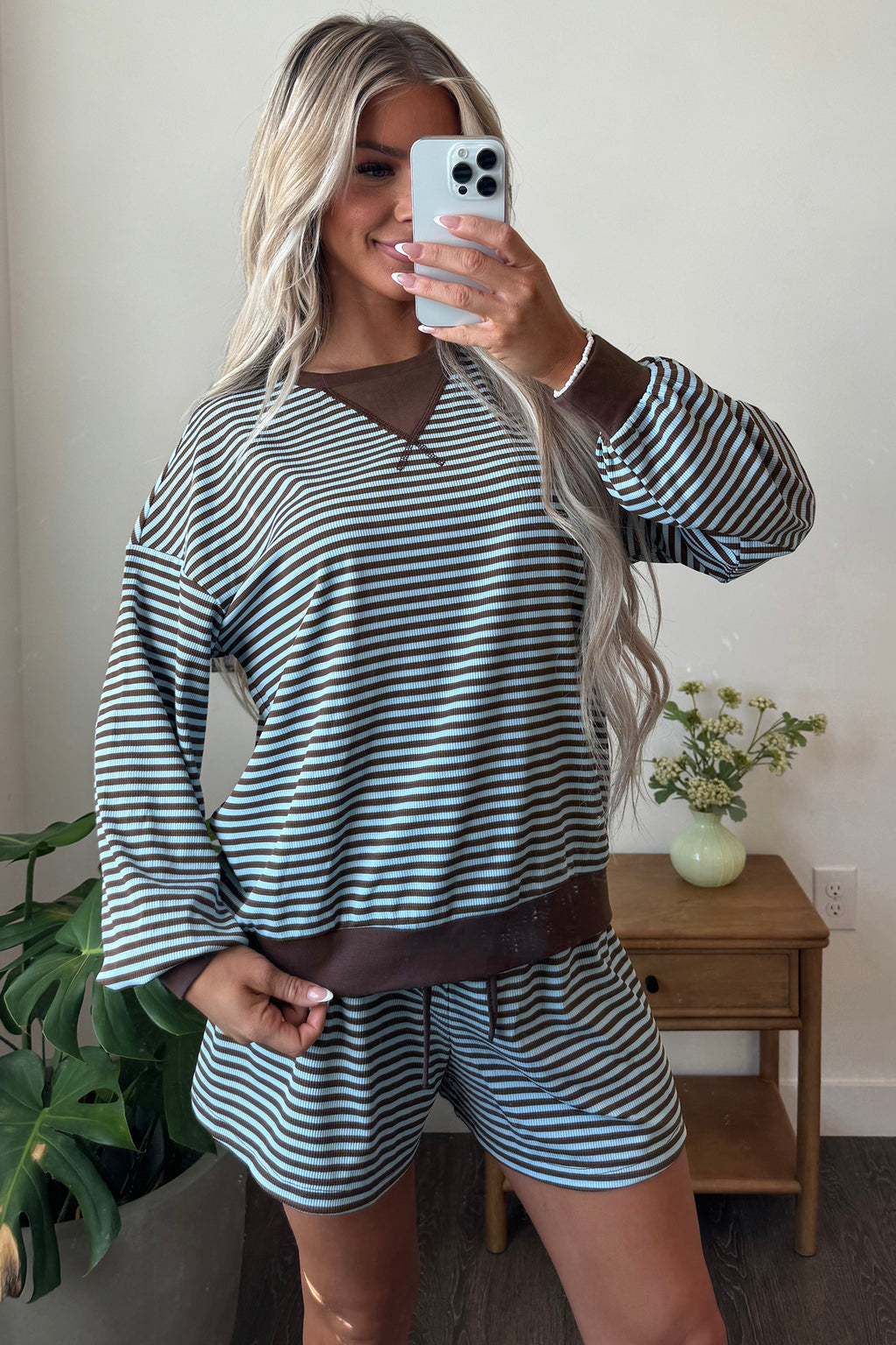 Sunday Morning Stripe Set