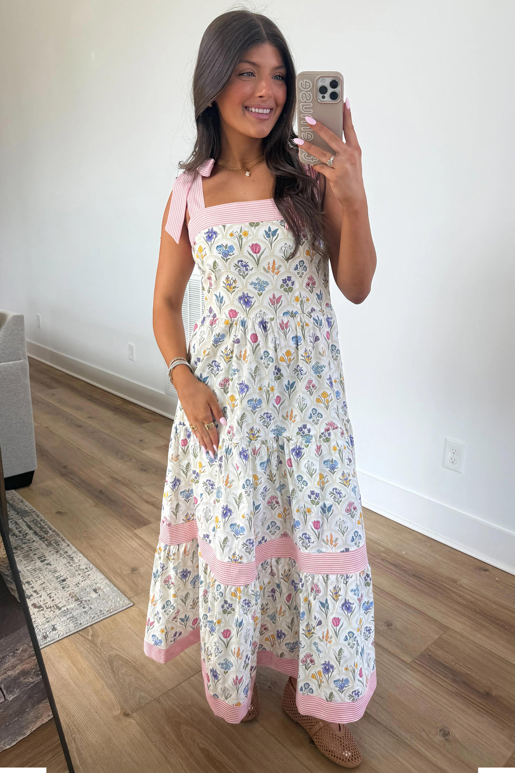 Colorful Garden Maxi Dress