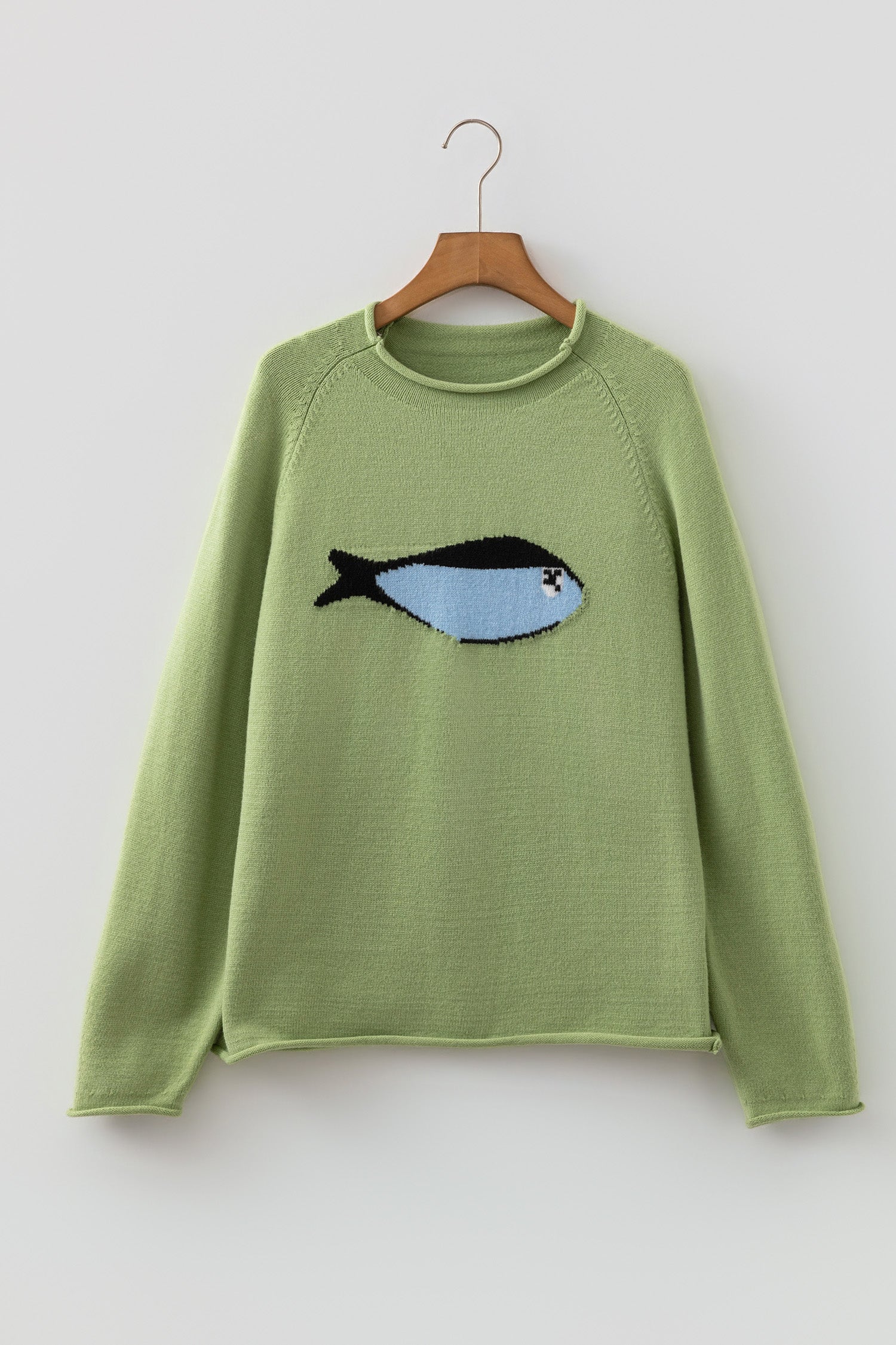Free Spirit Fish Knit Sweater
