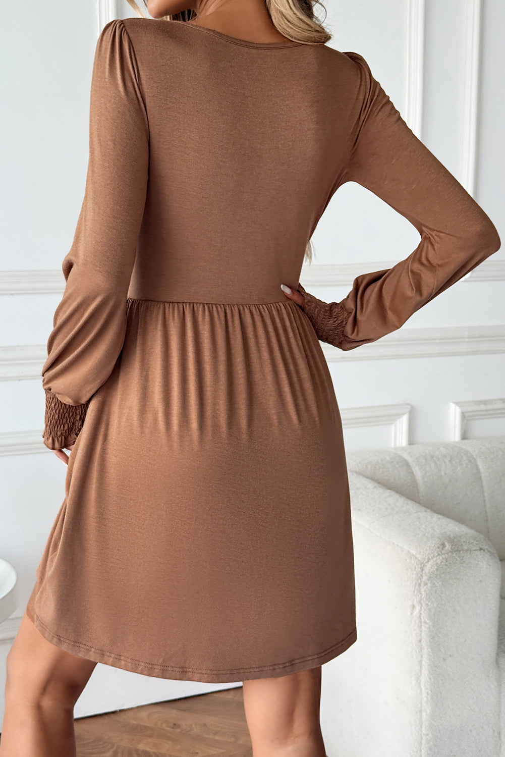 Chestnut Charm Mini Dress