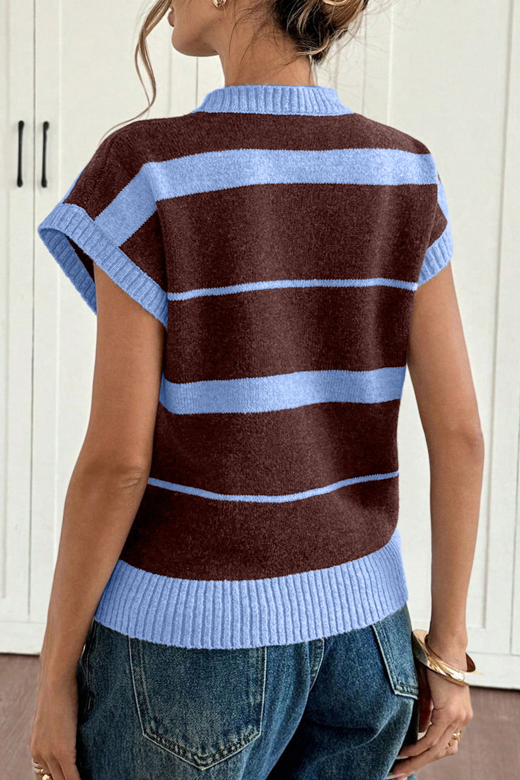 Breezy Blue Stripe Top