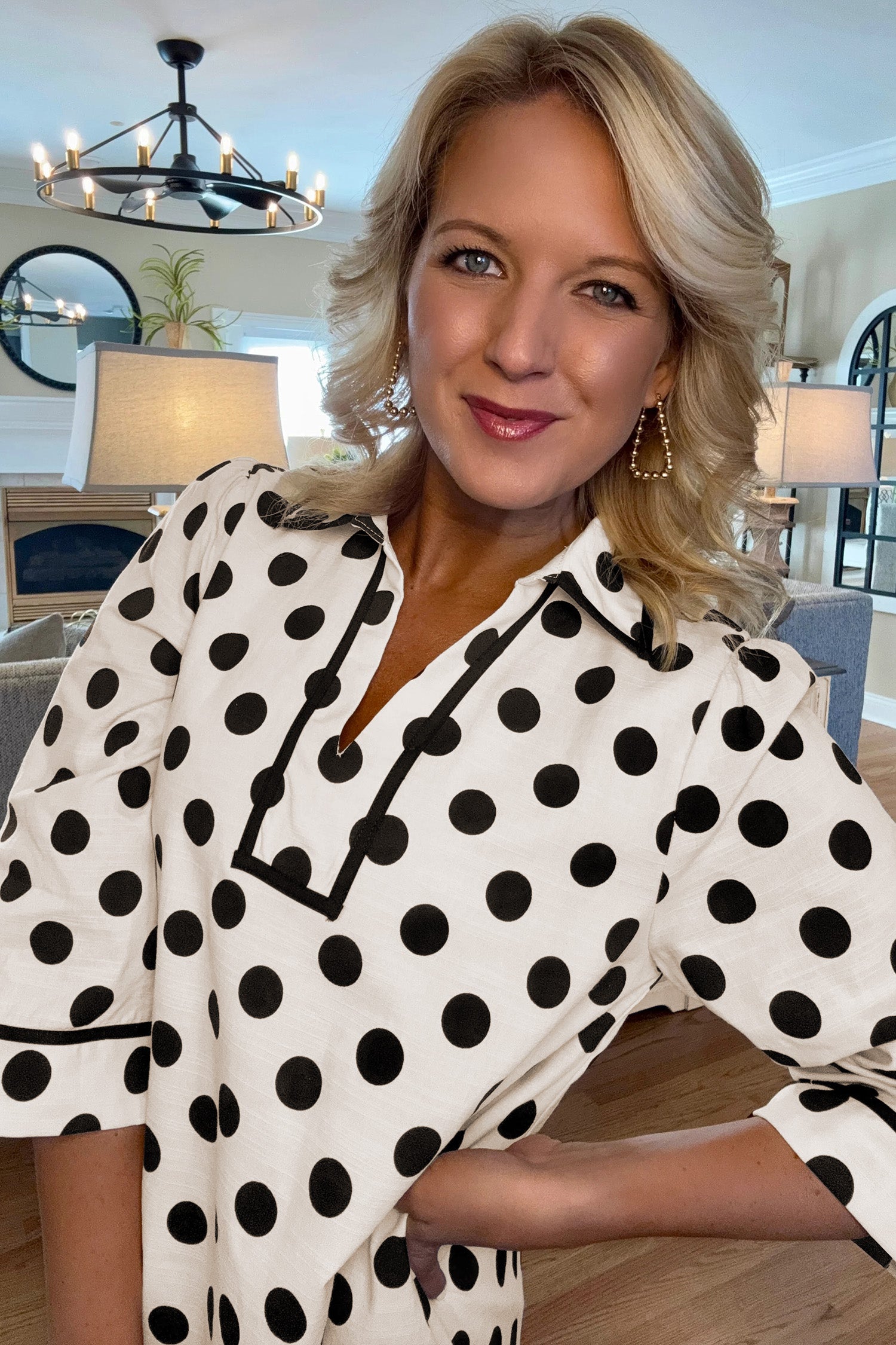 Pretty Little Polka Dot Dress