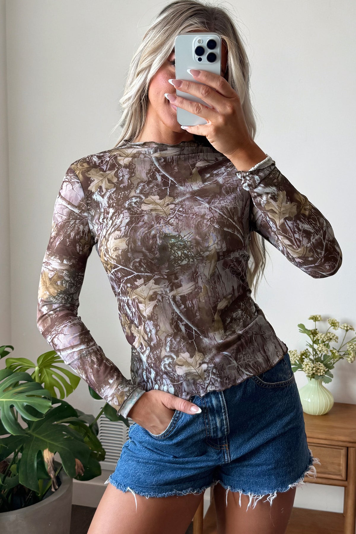 In The Garden Mesh Top