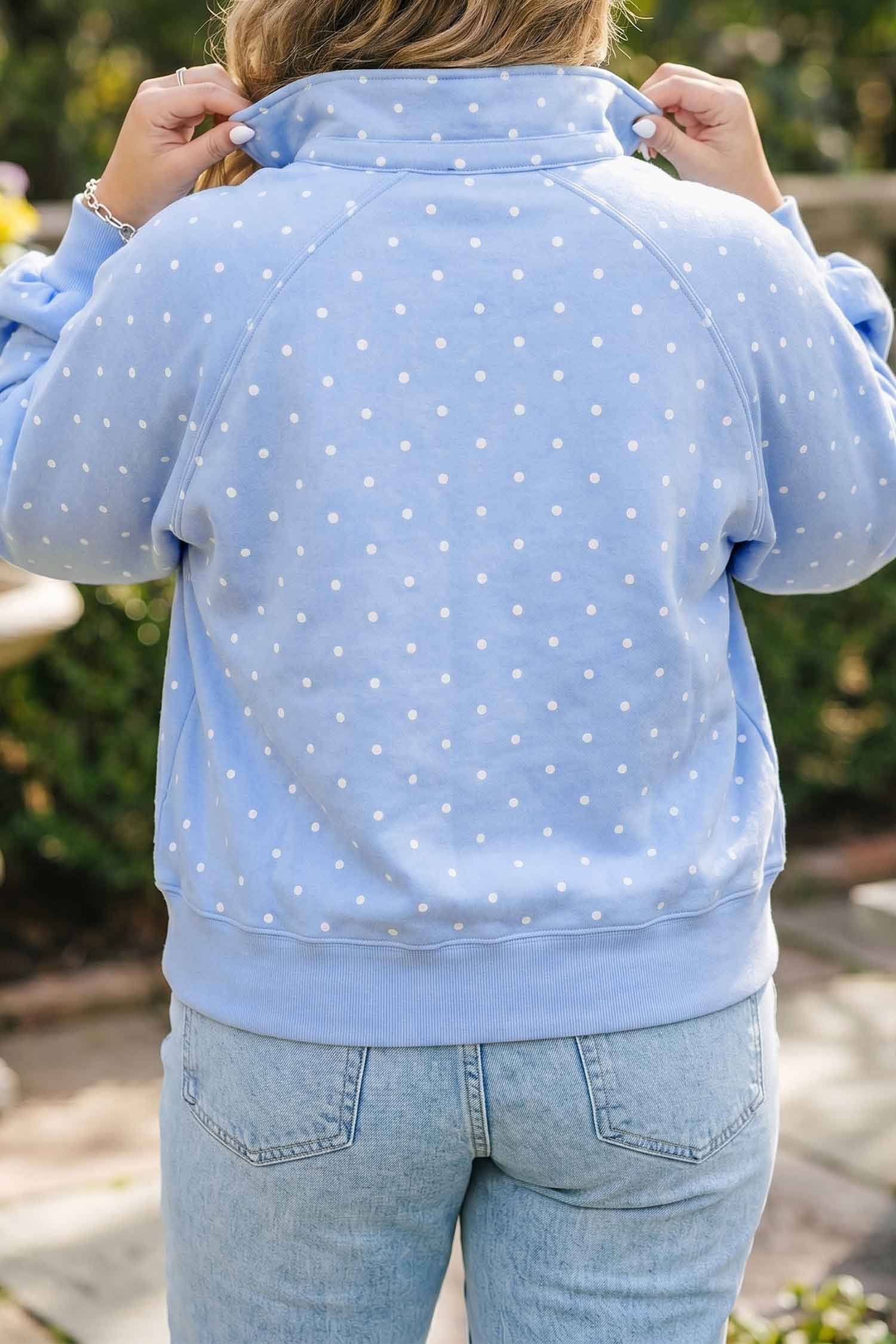 Polka Dot Pretty Sweatshirt