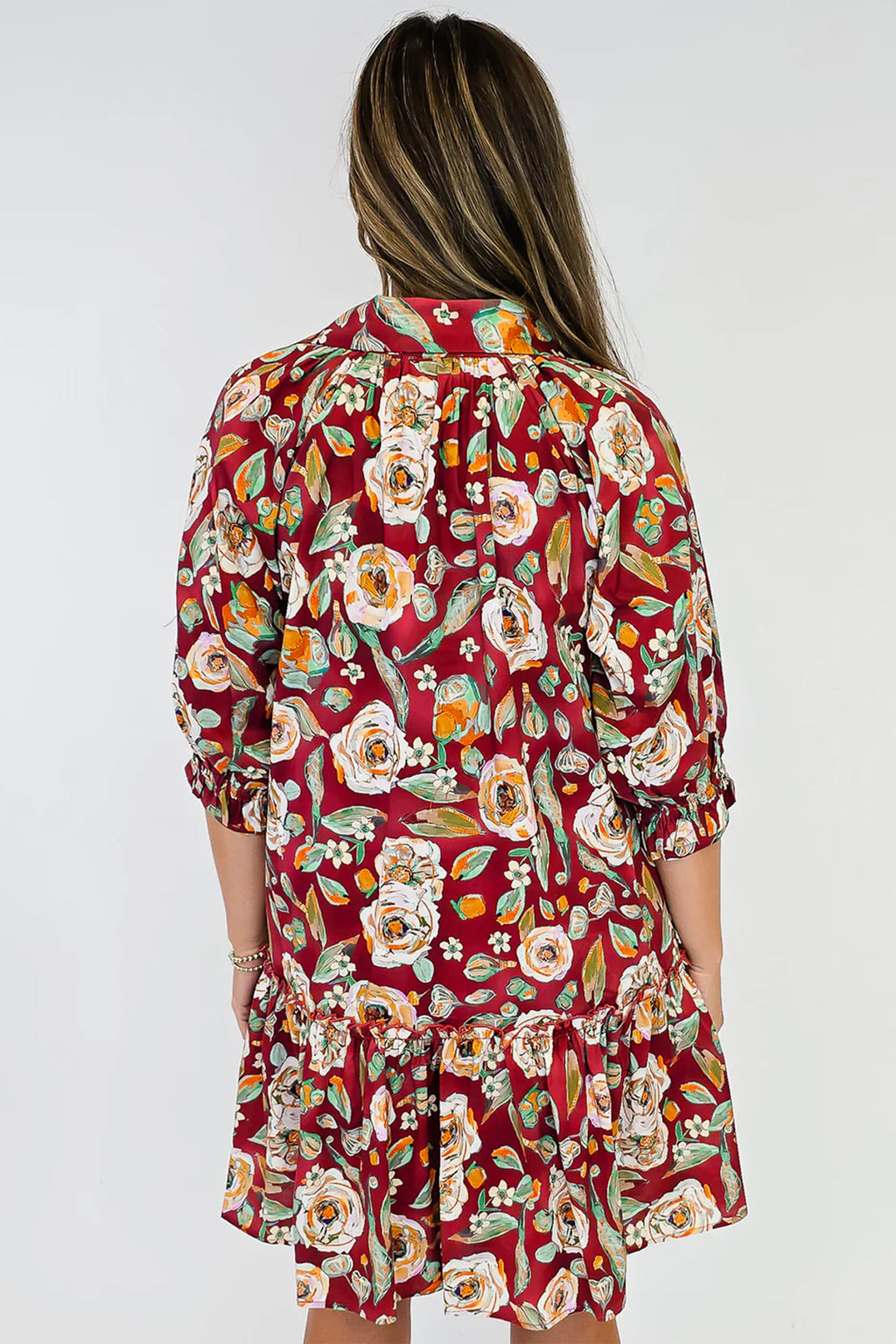 Ruby Floral Darling Dress