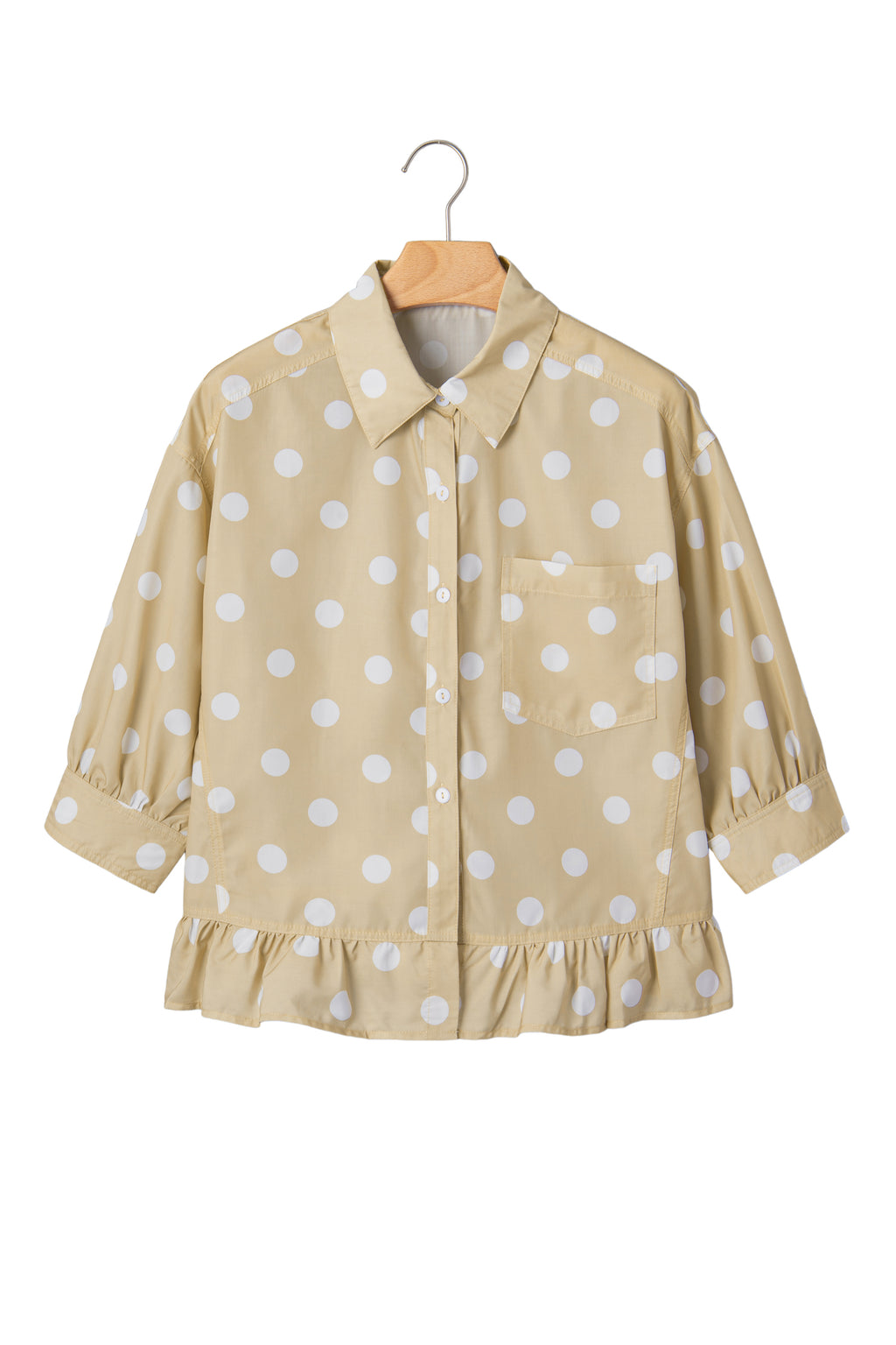 Sweet Dot Ruffle Top