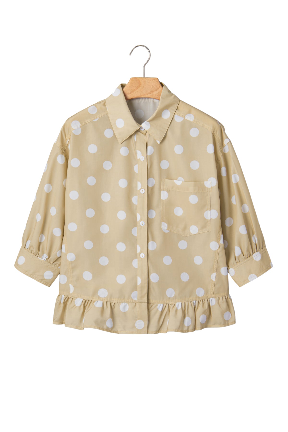 Sweet Dot Ruffle Top