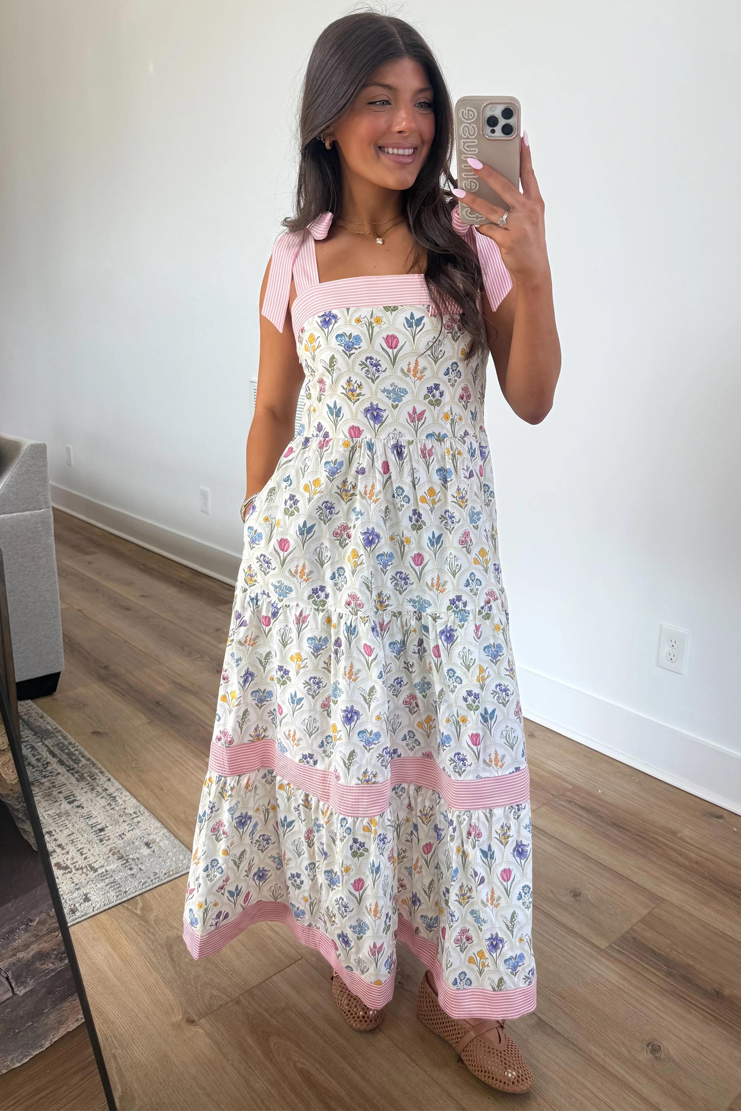 Colorful Garden Maxi Dress