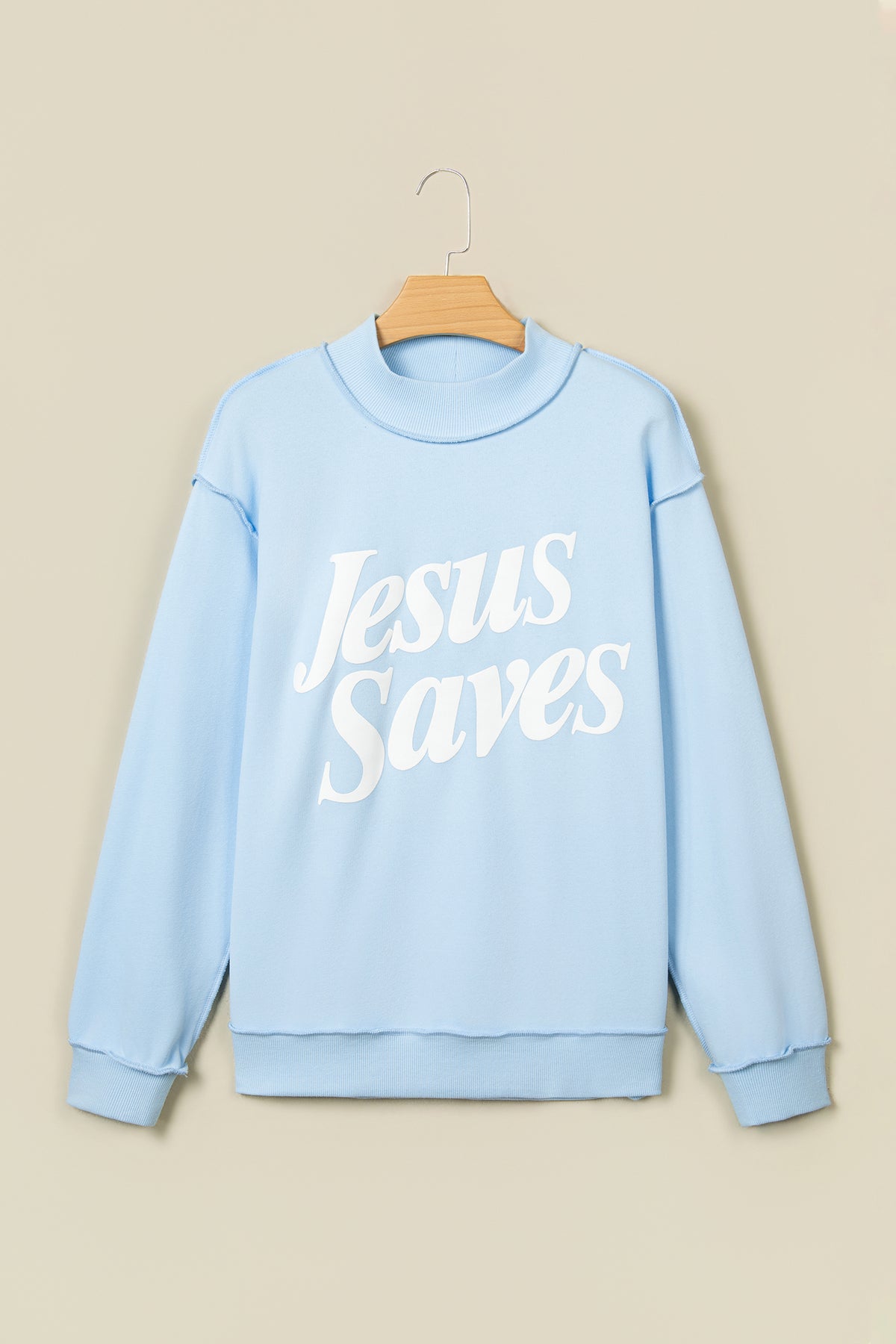Jesus Saves Baggy Sweatshirt