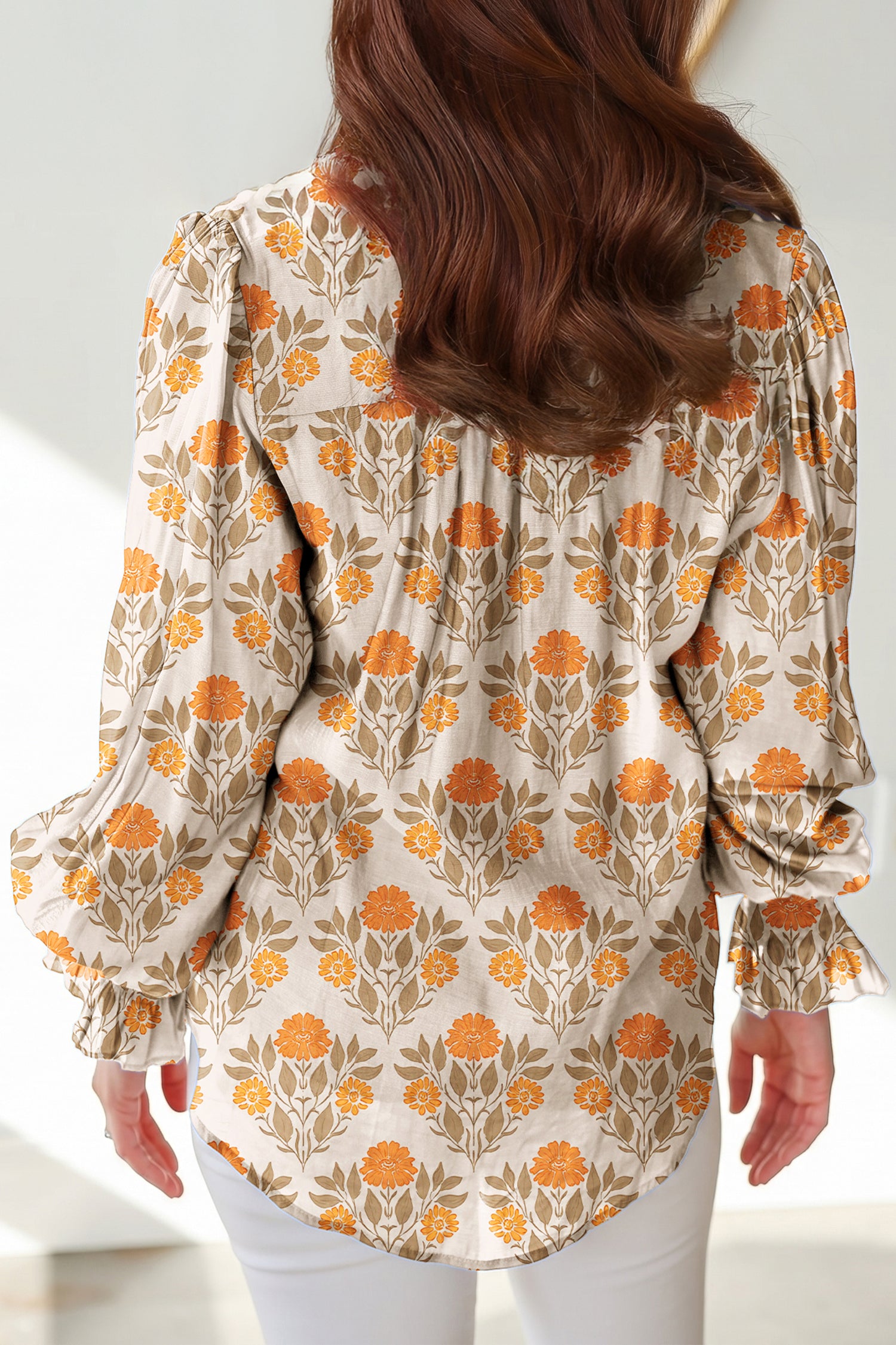 Pumpkin Petals Blouse
