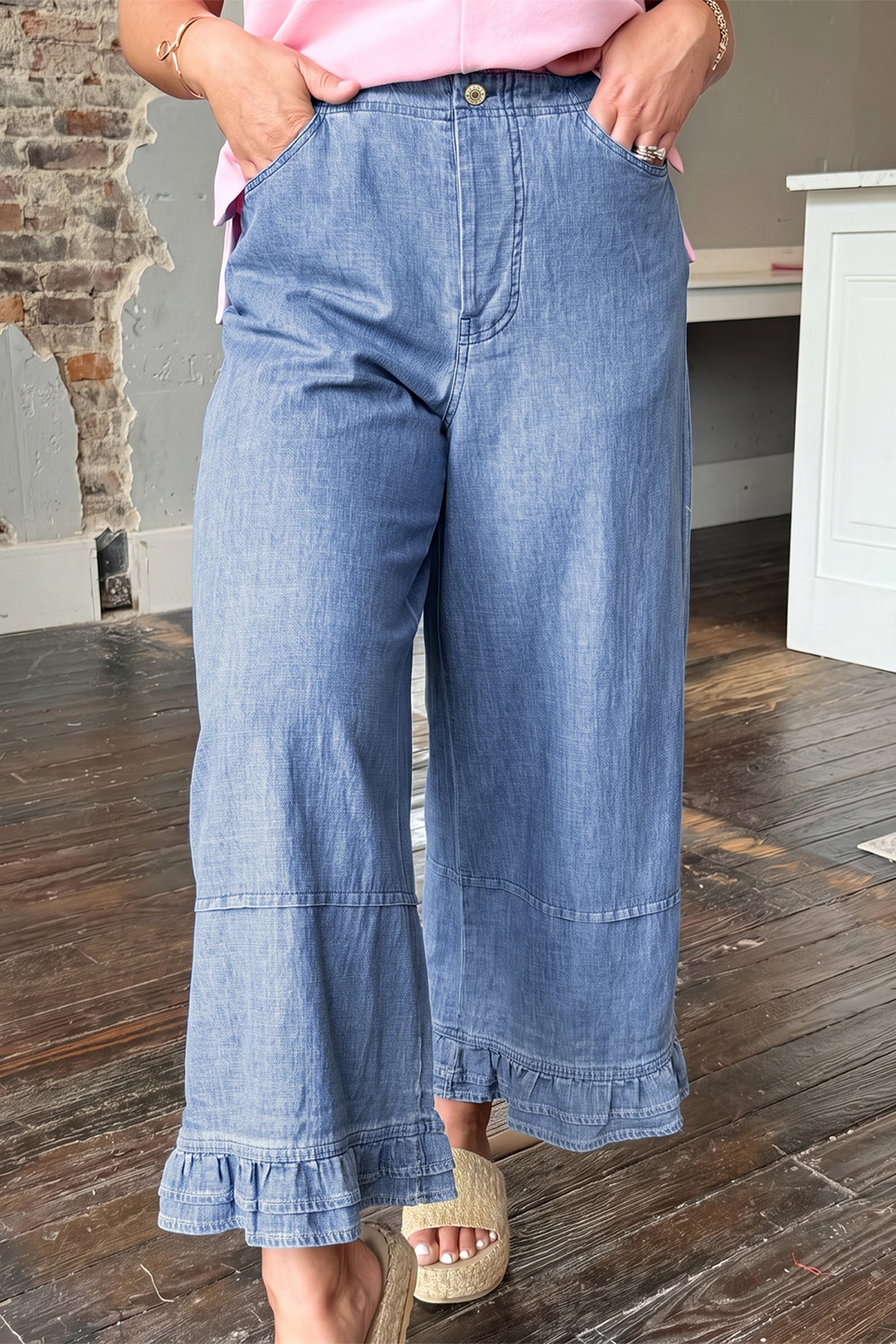 Sweetheart Ruffle Jeans