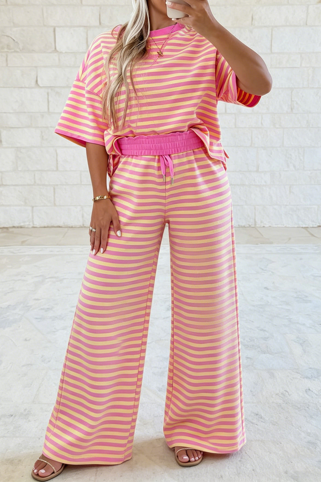 Cozy Colorblock Two-Piece Set