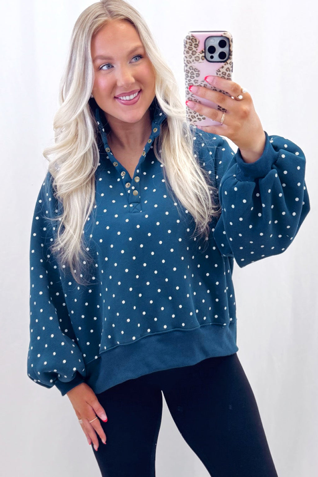 Pretty Polka Pullover