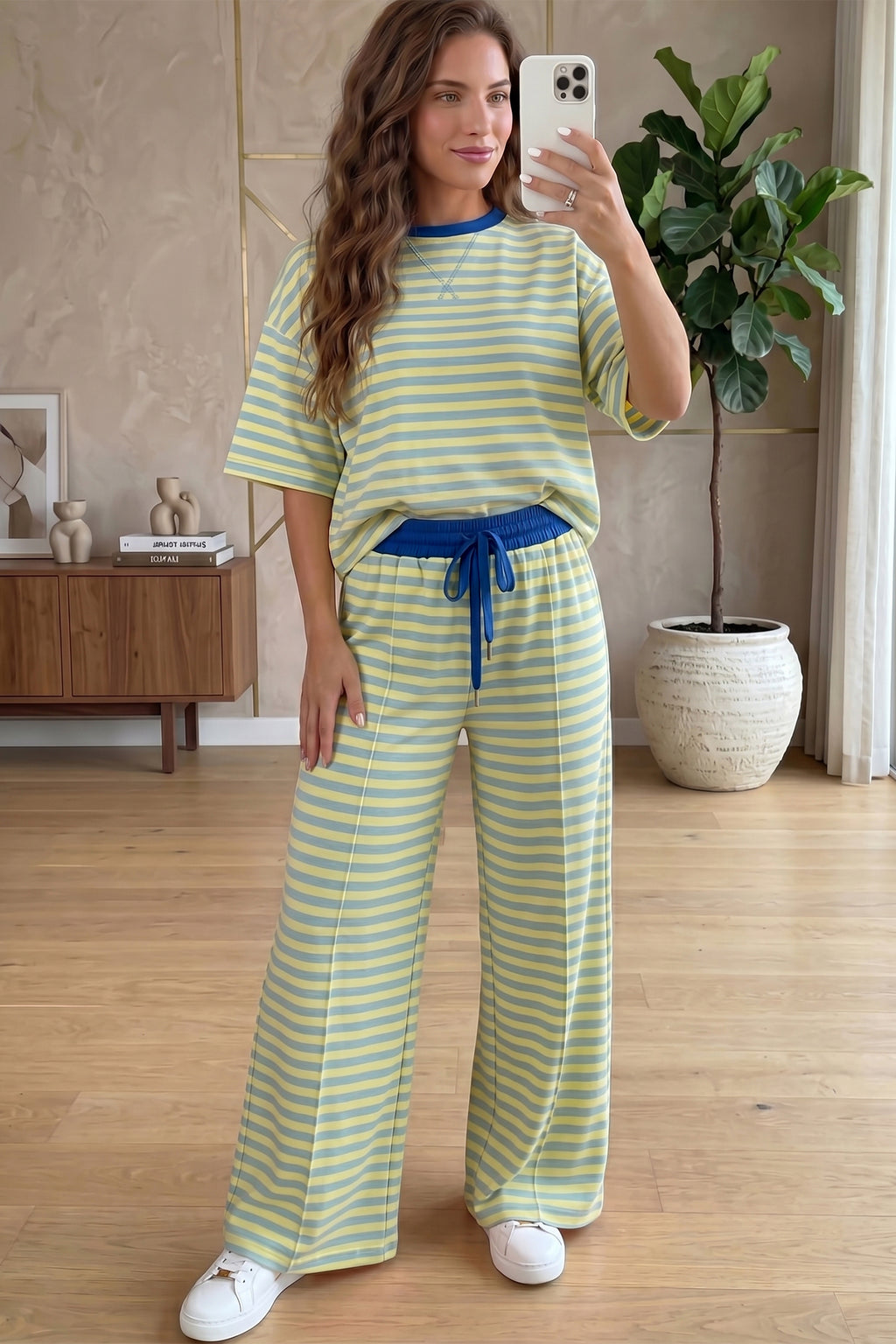 Cozy Colorblock Two-Piece Set