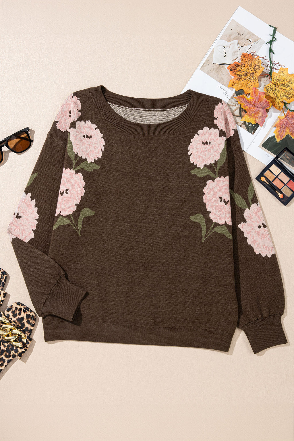 Fireside Floral Sweater