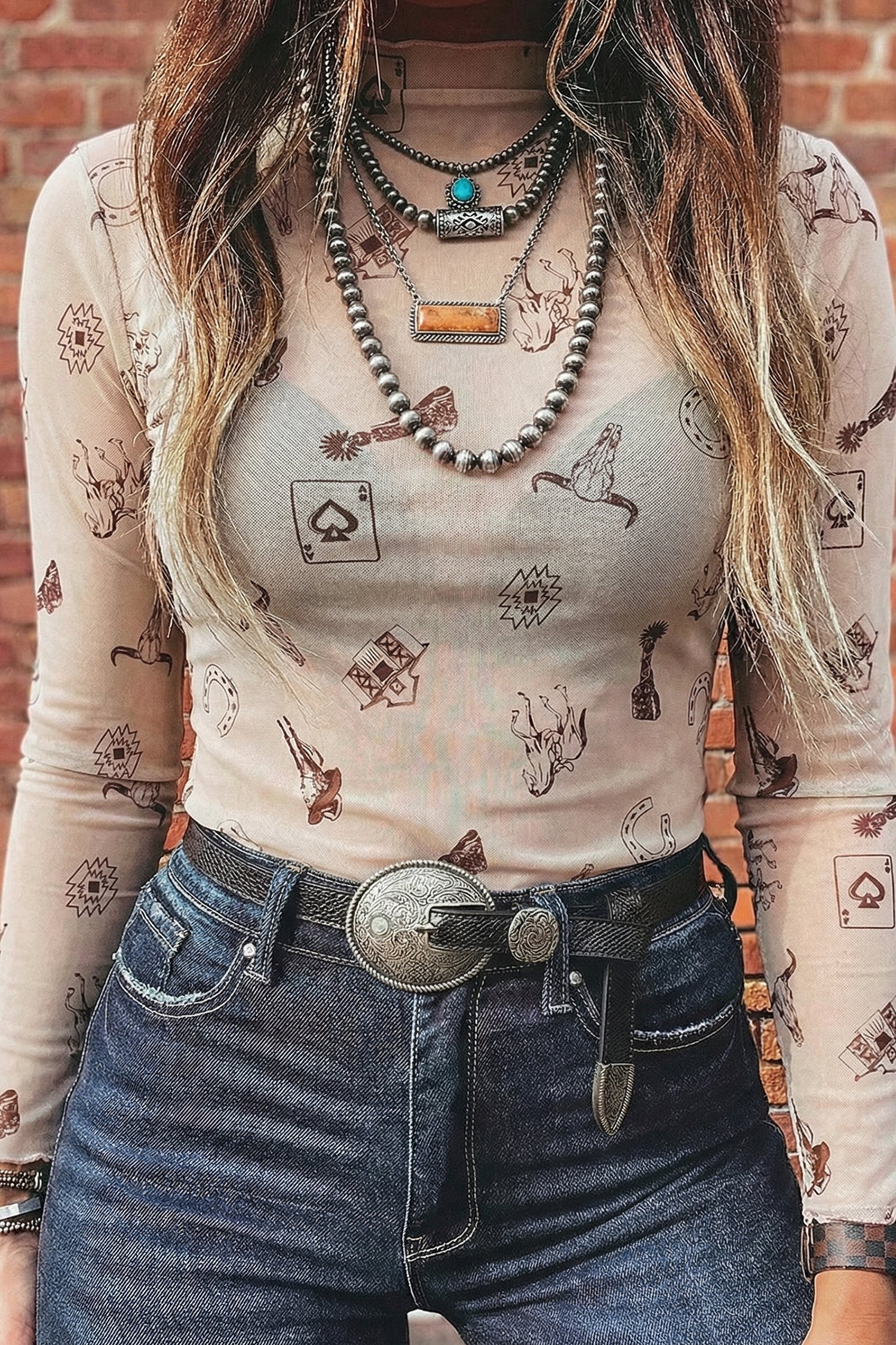 In The Garden Mesh Top