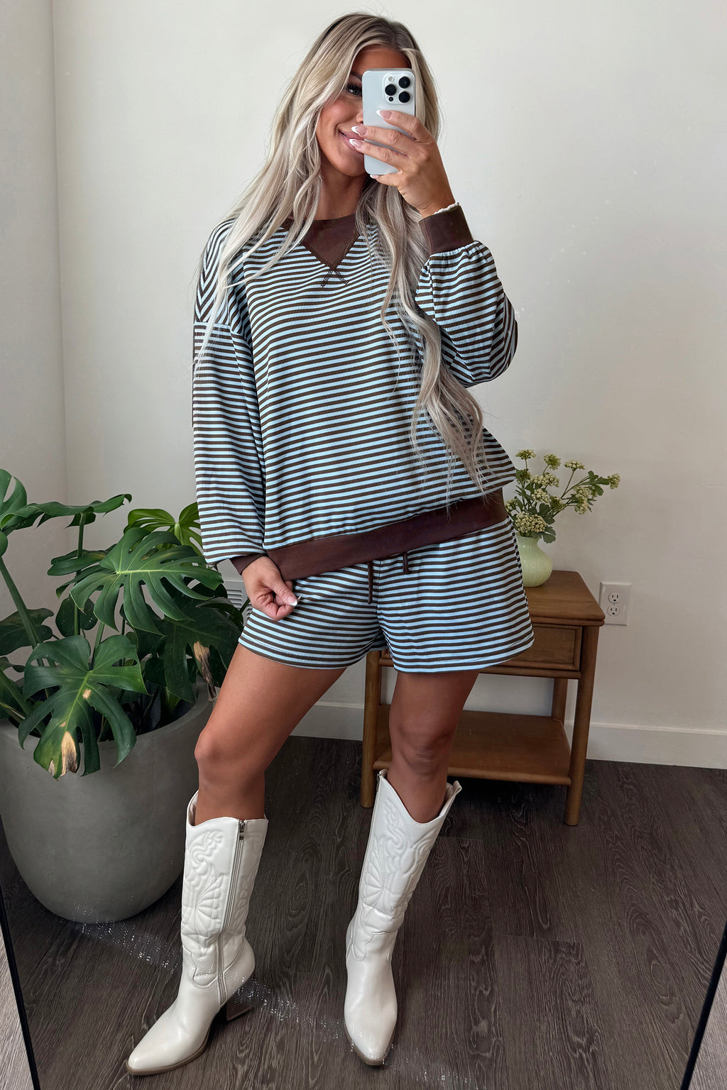Sunday Morning Stripe Set