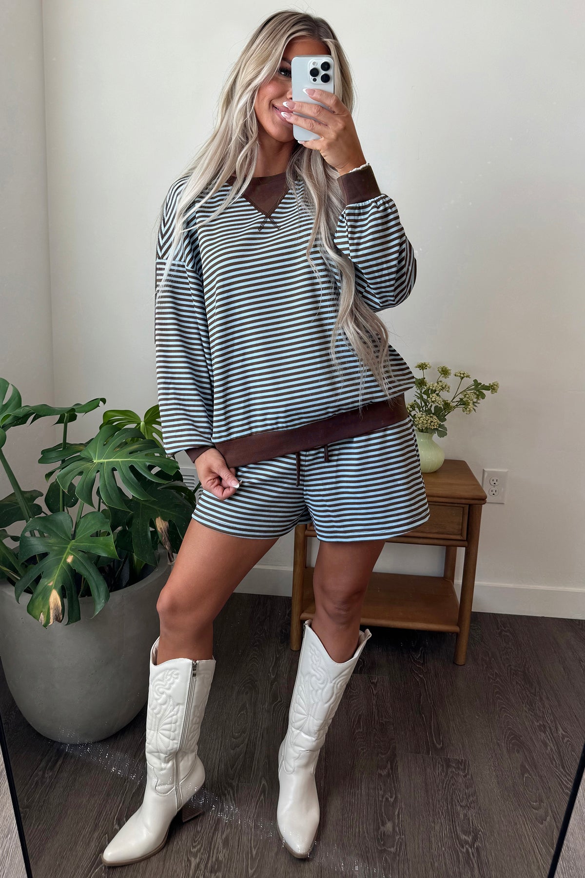 Sunday Morning Stripe Set