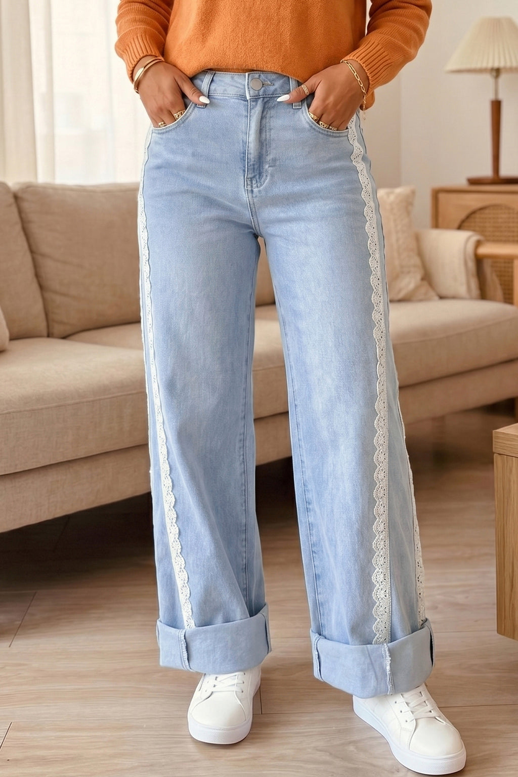 Sweet Southern Lace Jeans