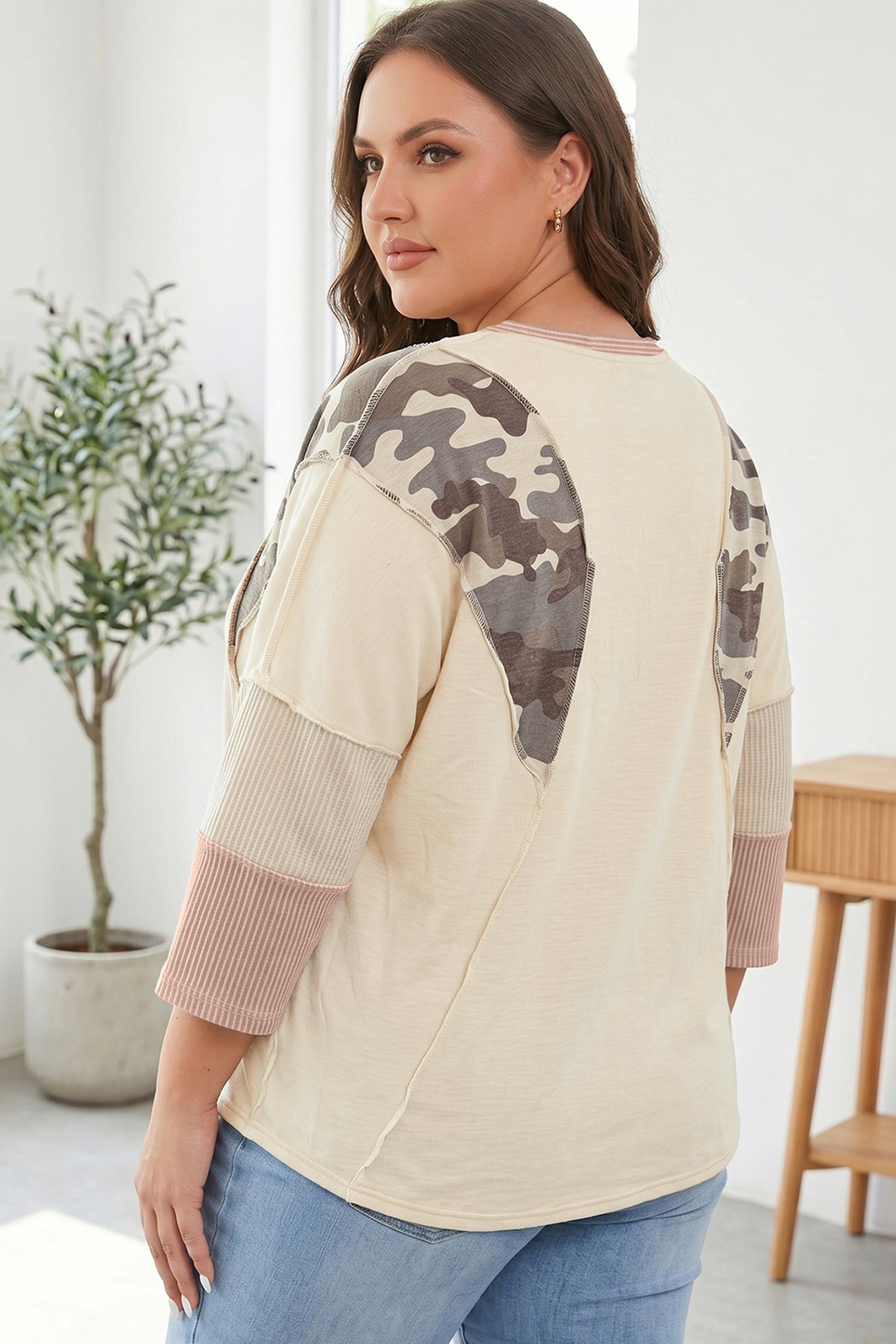 Camo Confidence Twist Top