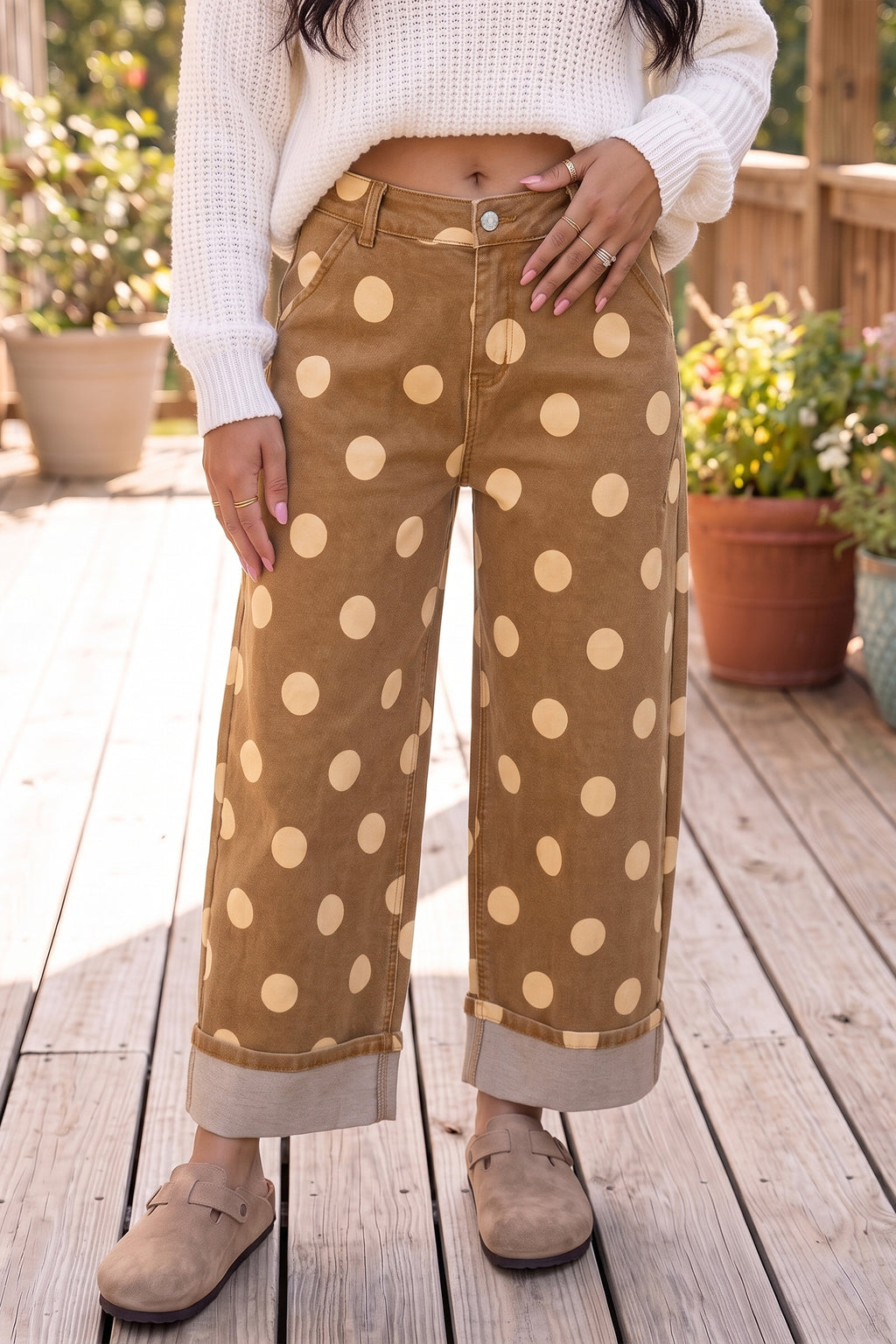 Pretty in Polka Dot Jeans
