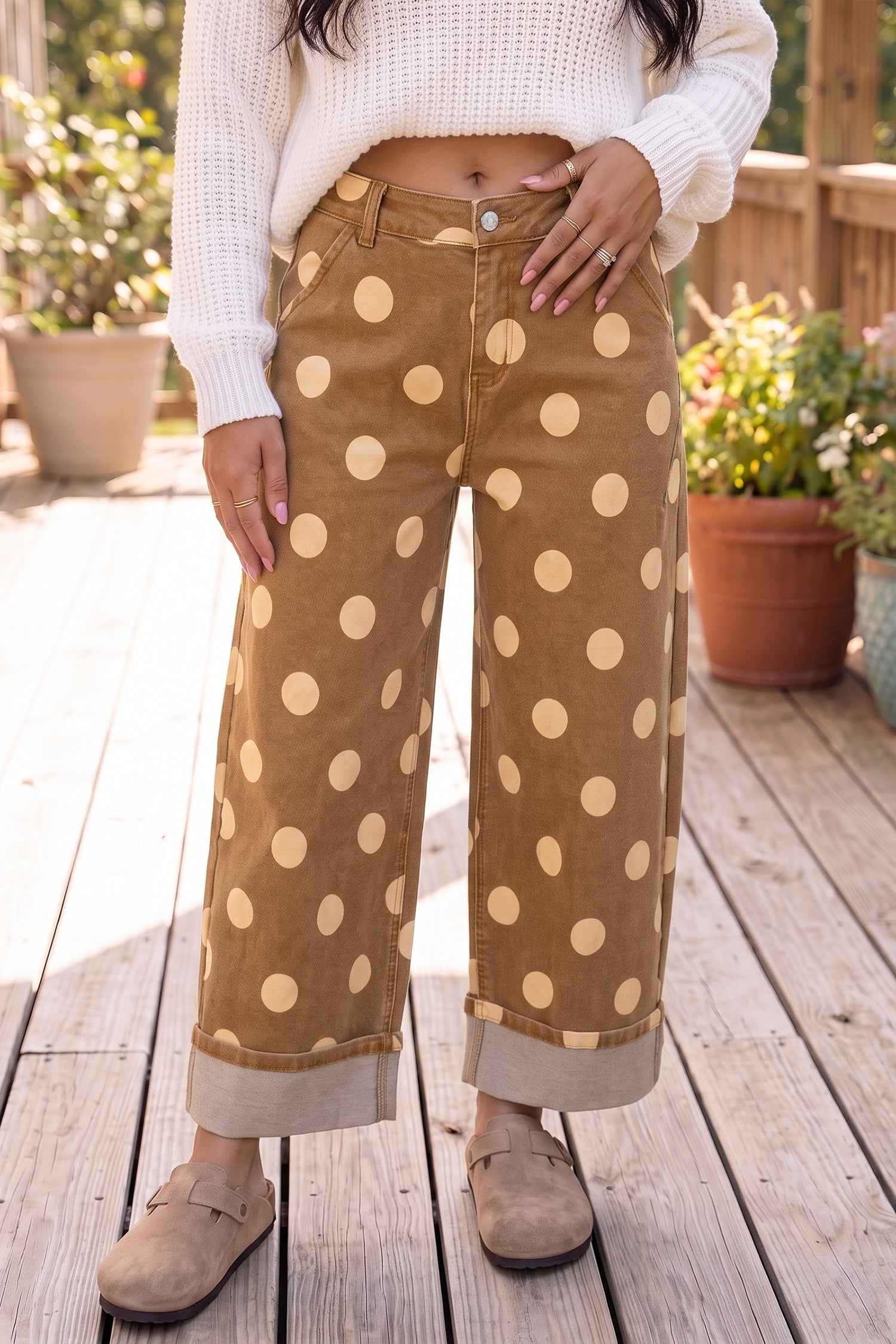 Pretty in Polka Dot Jeans