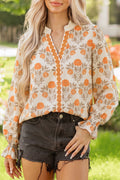 Pumpkin Petals Blouse