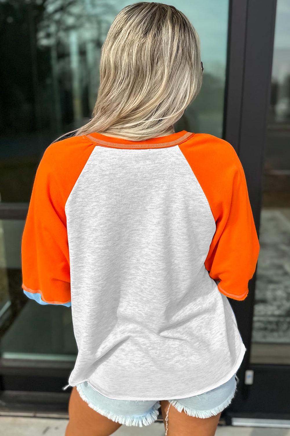 Thankful & Sparkly Raglan Top