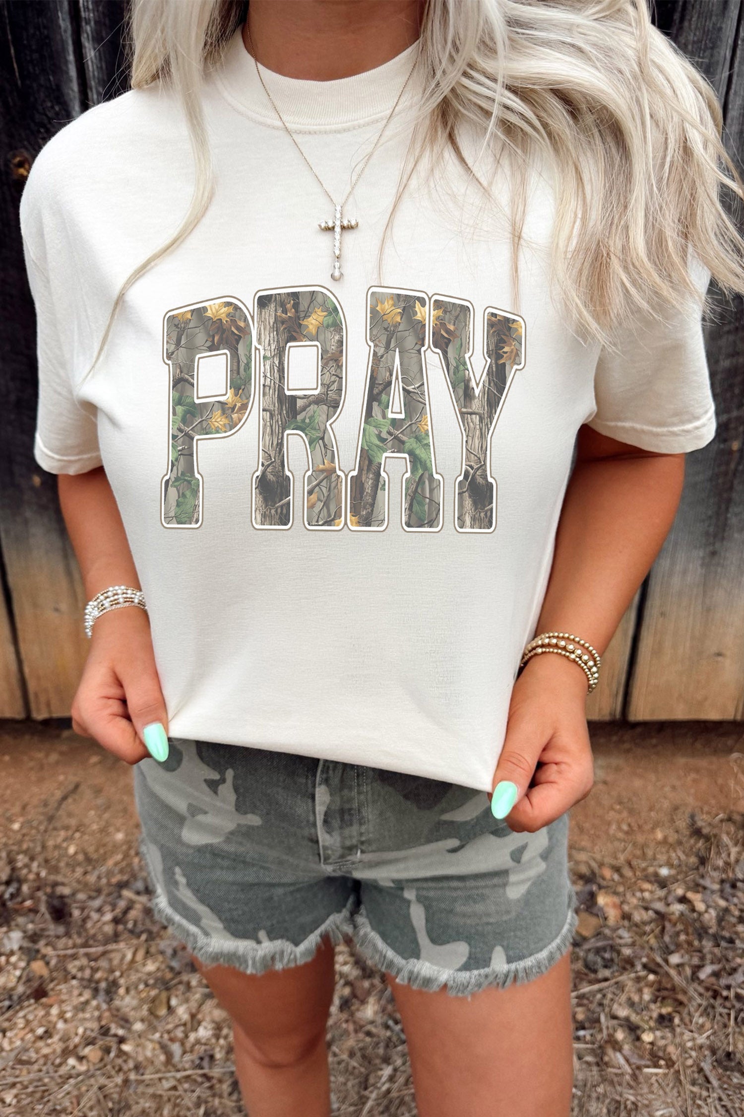 Pray Camo Faith Tee