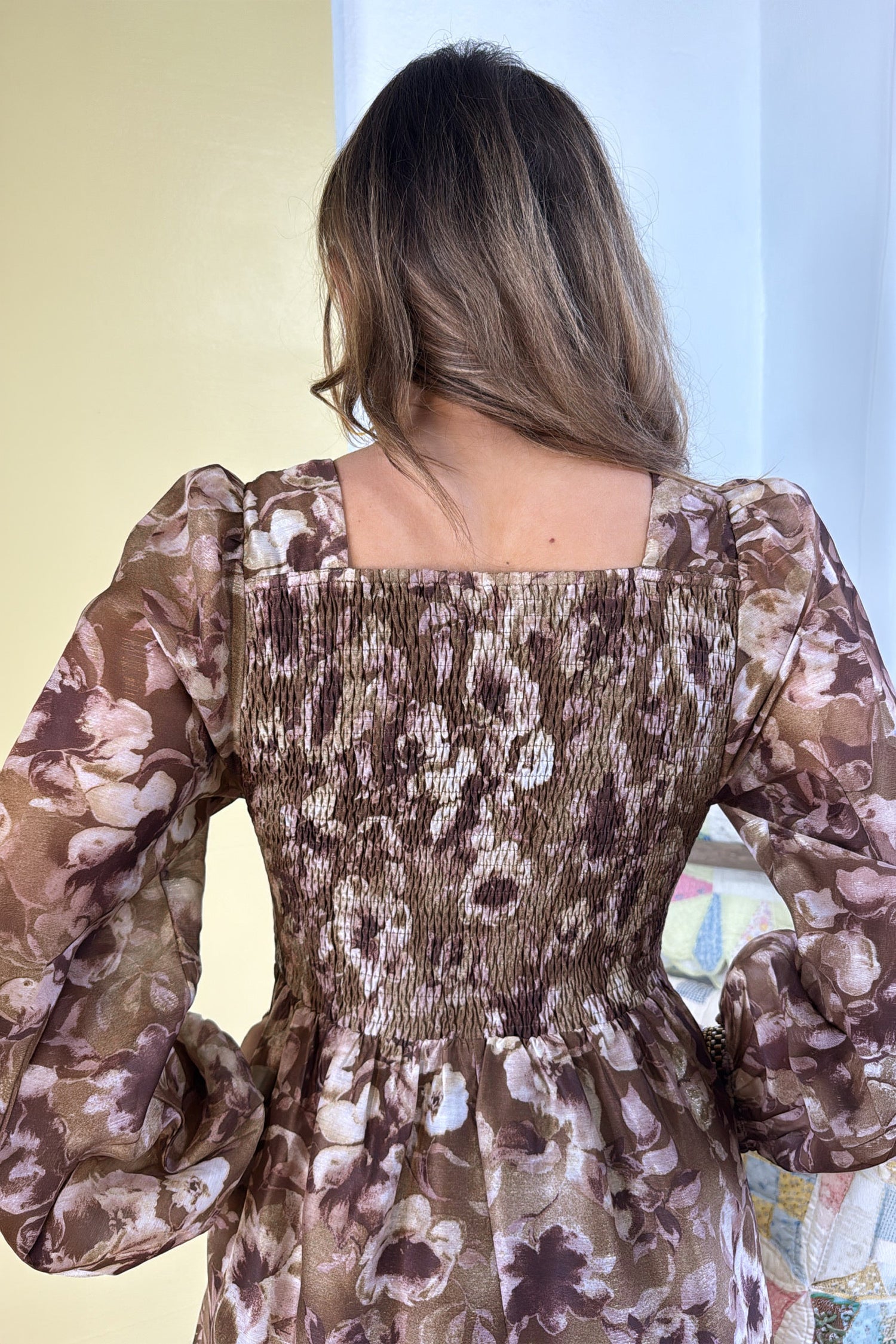 Coffeehouse Floral Dress