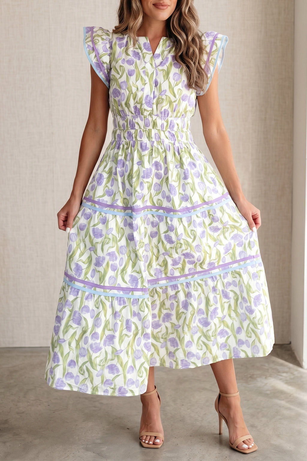 Lavender Tulip Dress