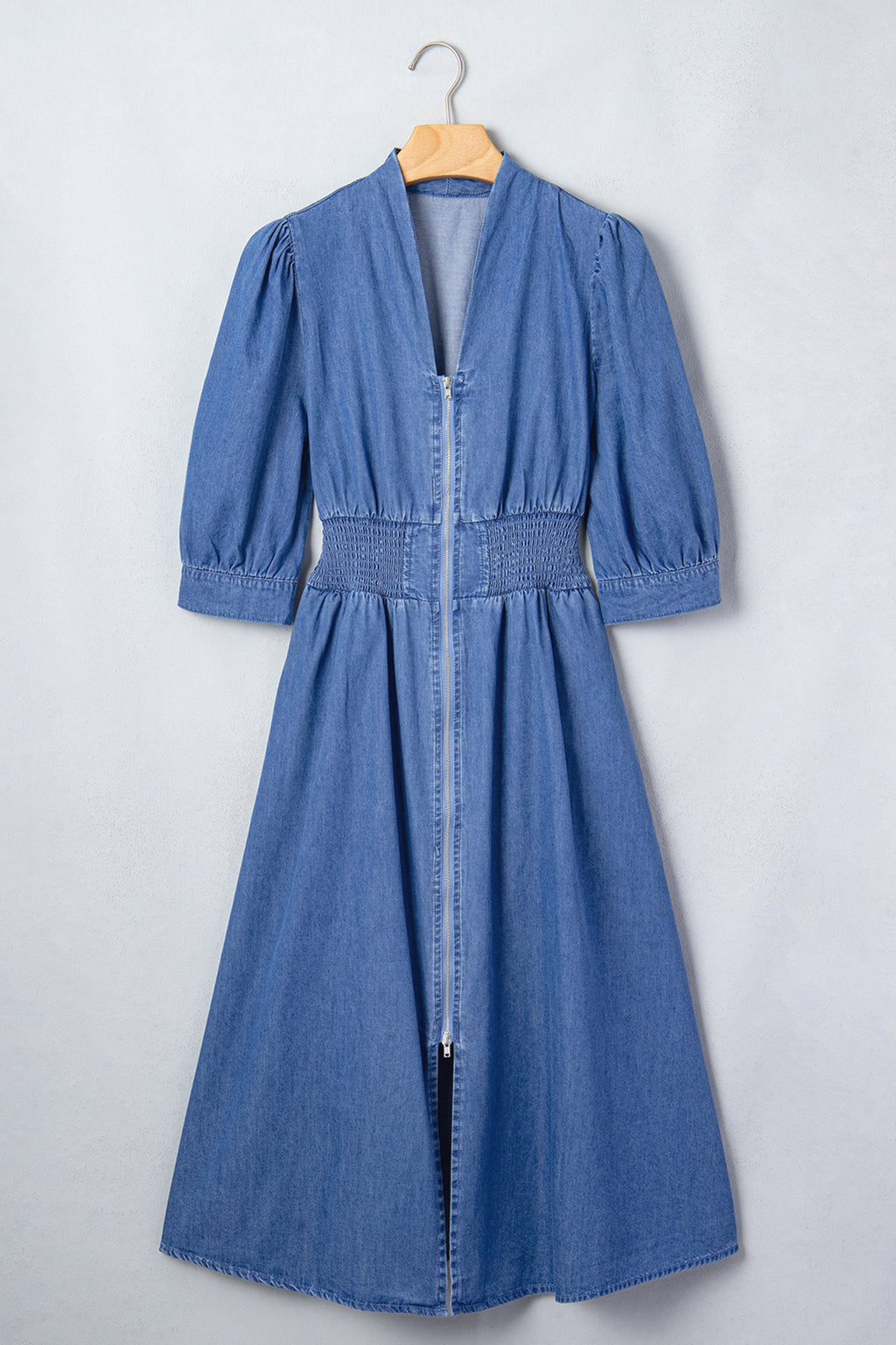 Blue Jean Beauty Midi Dress