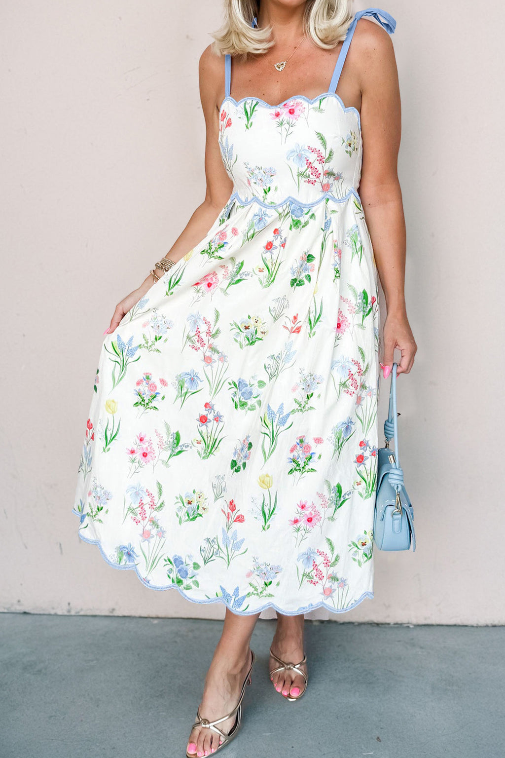 Sun Kissed Floral Midi