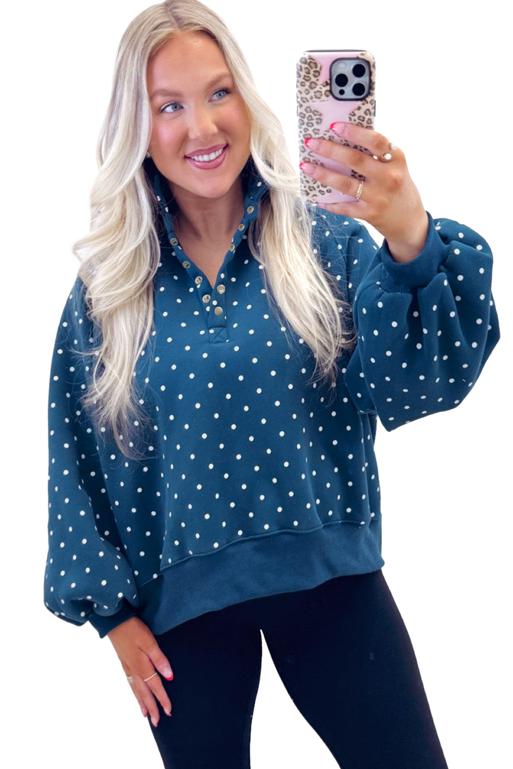 Pretty Polka Pullover