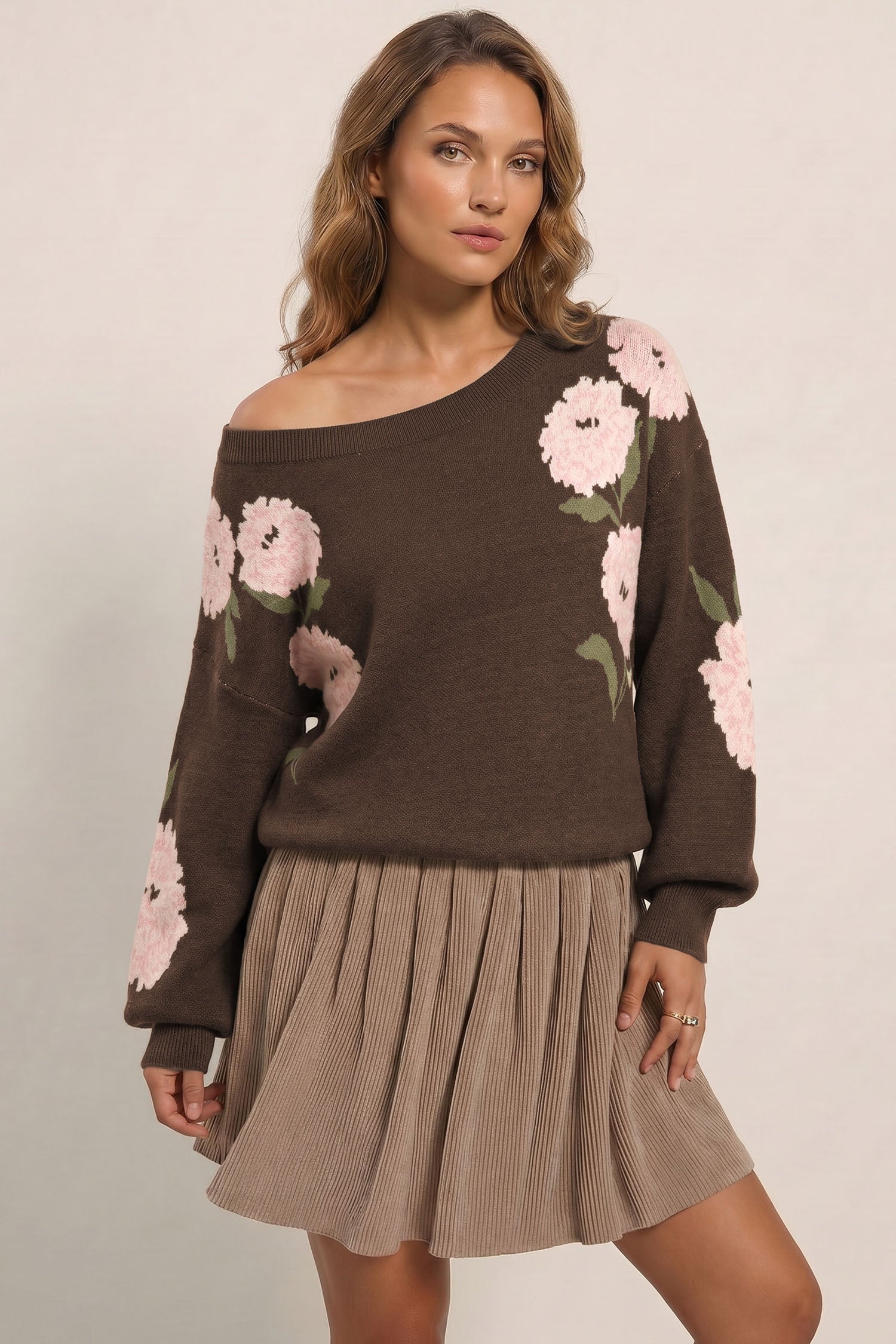 Fireside Floral Sweater