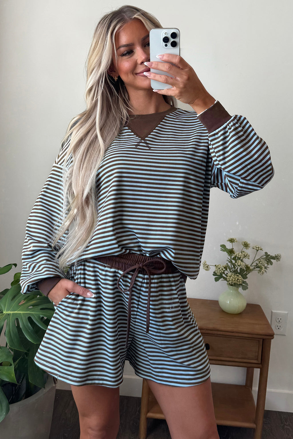 Sunday Morning Stripe Set
