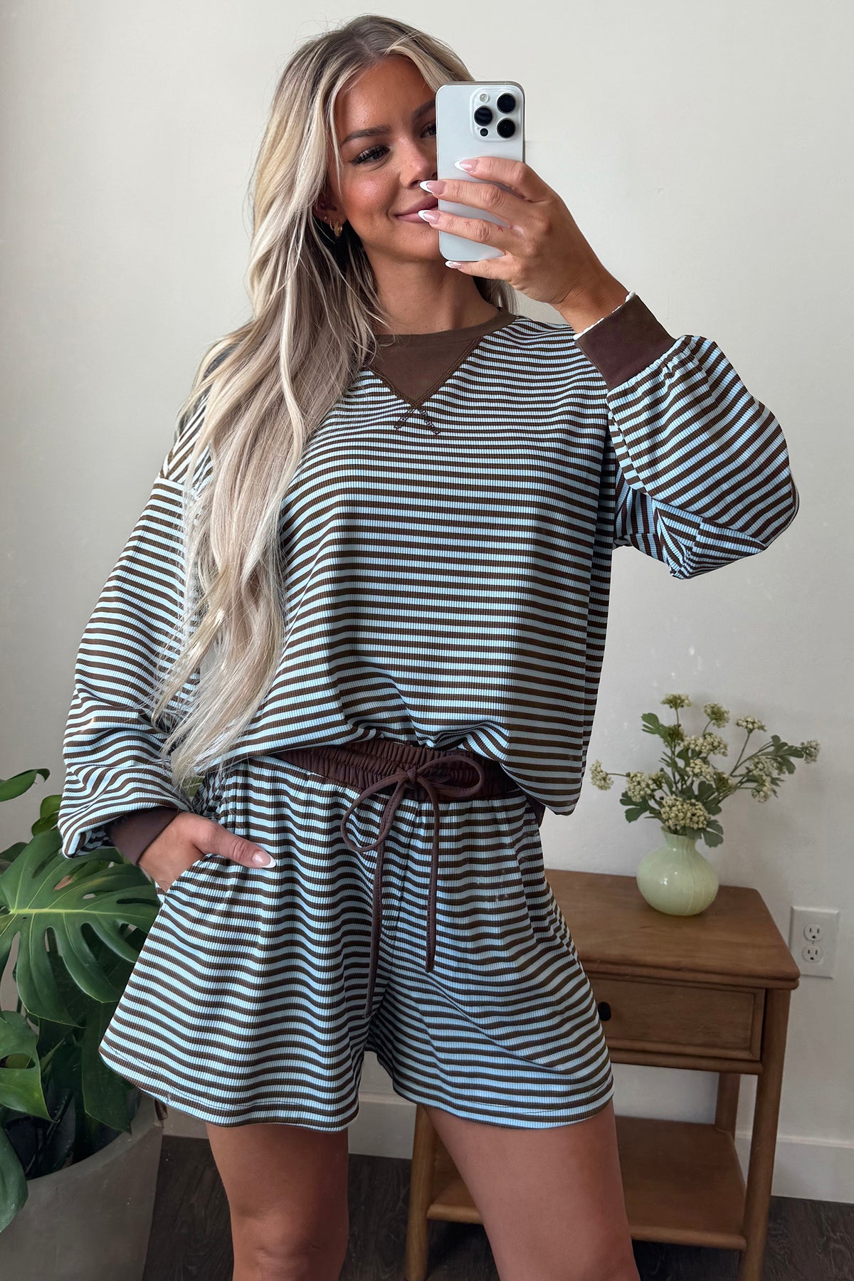 Sunday Morning Stripe Set