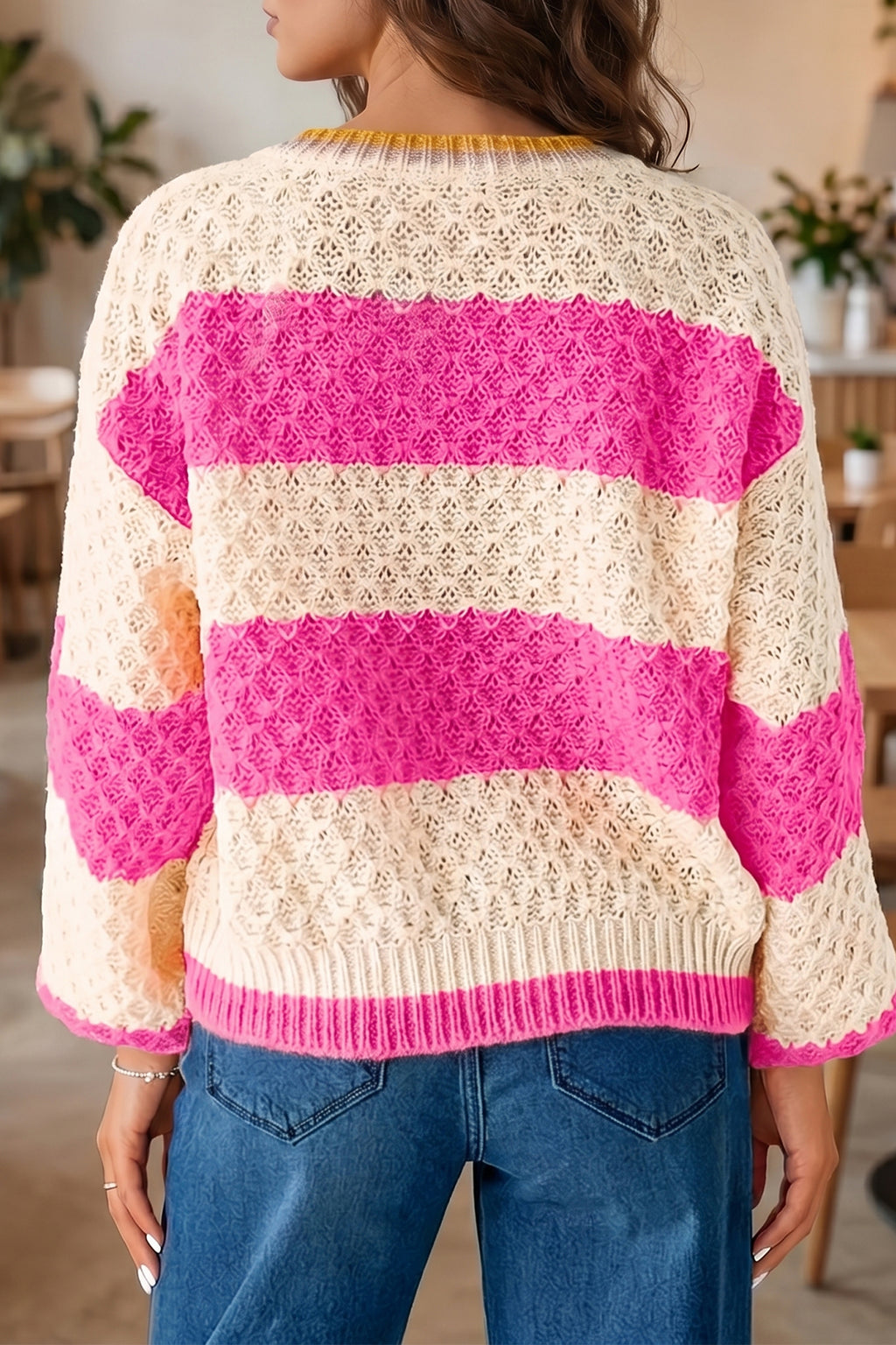 Pink Sugar Stripe Sweater