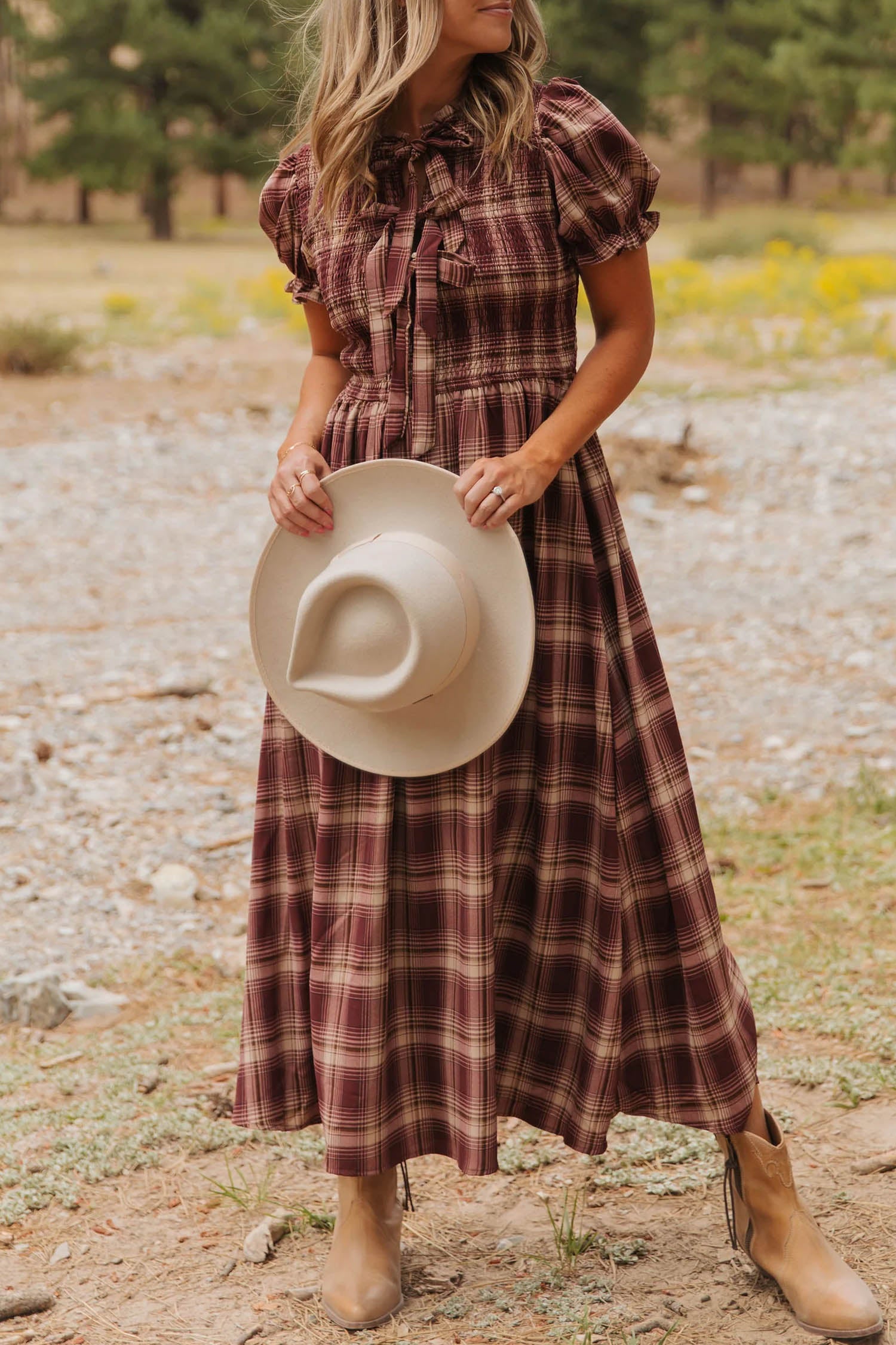 Fall in Love Plaid Dress