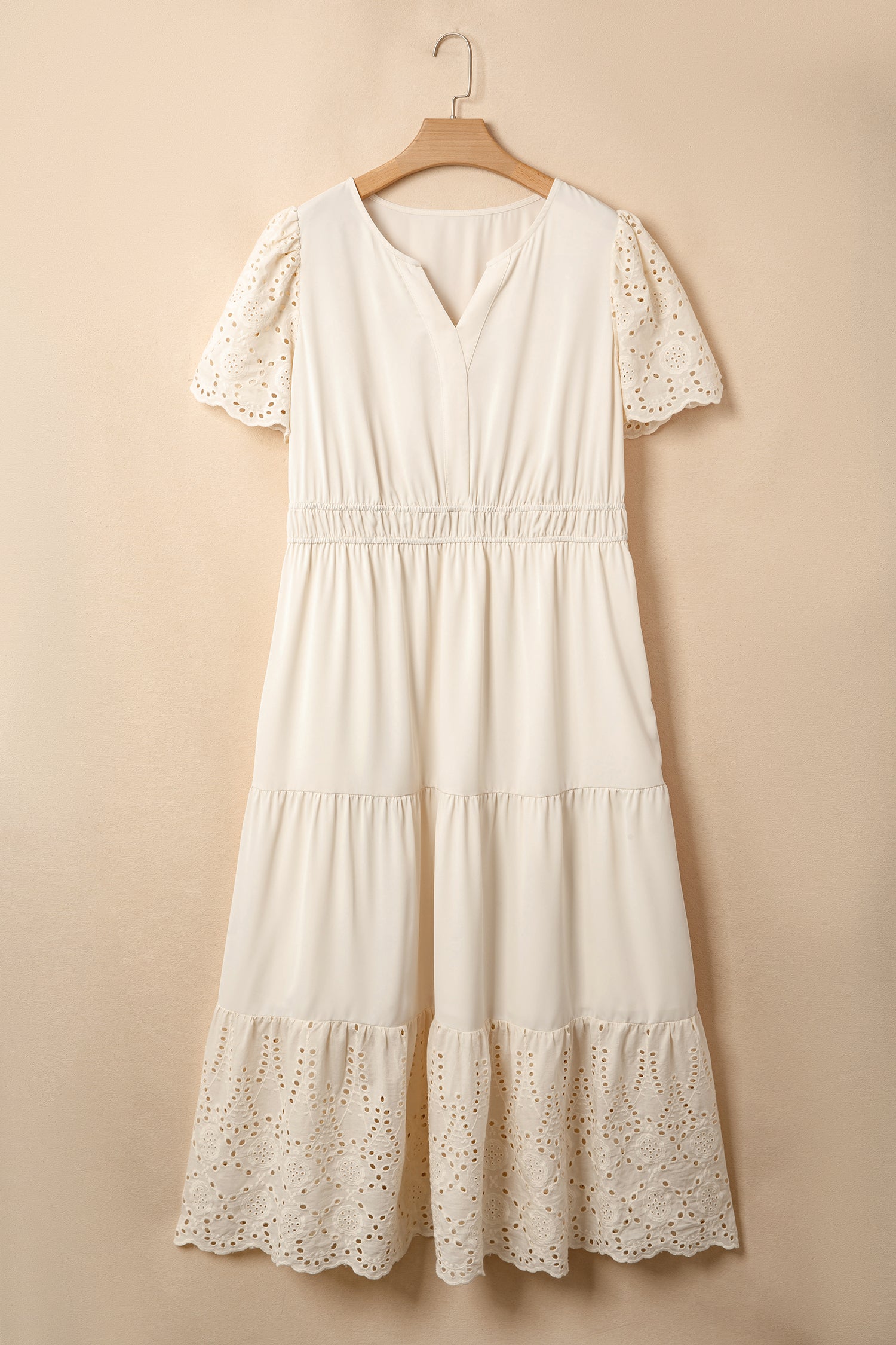 Apricot Plus Size Maxi Dress