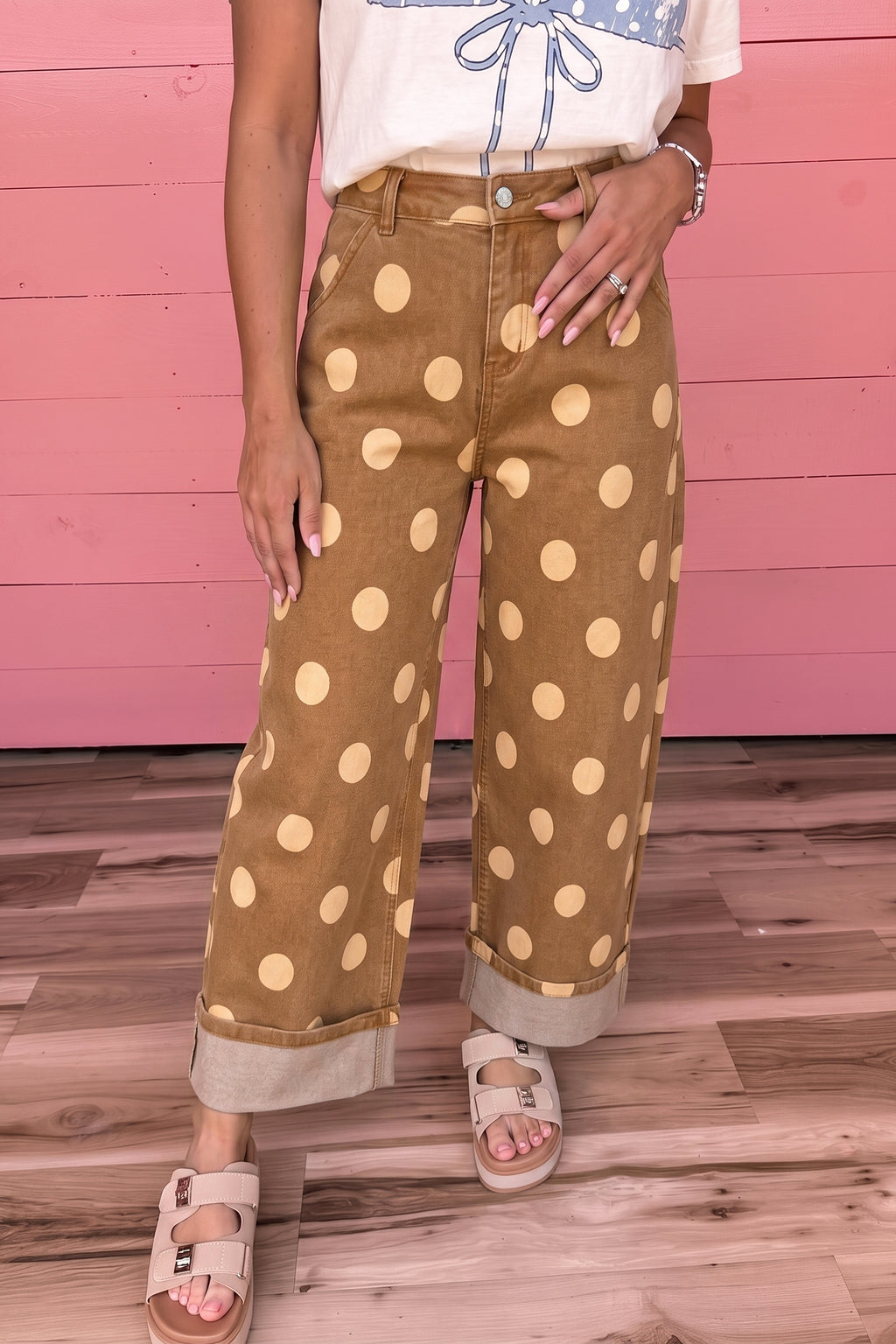 Pretty in Polka Dot Jeans
