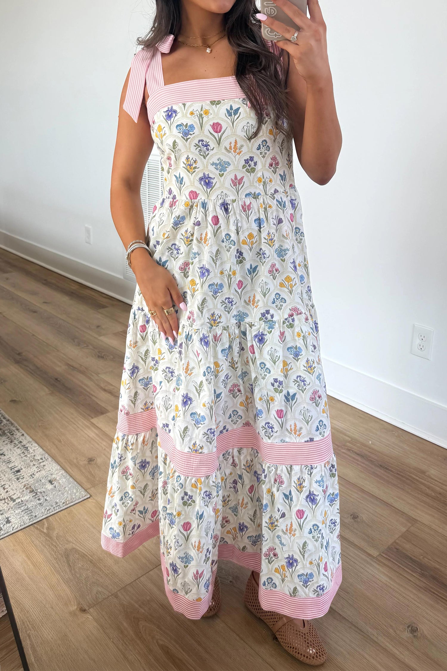 Colorful Garden Maxi Dress