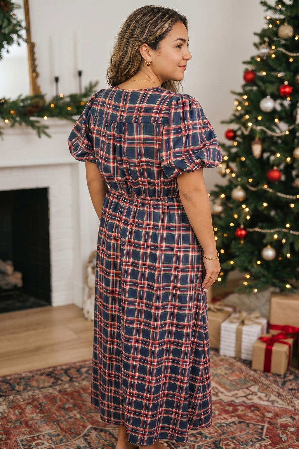 Timeless Tartan Belted Dress