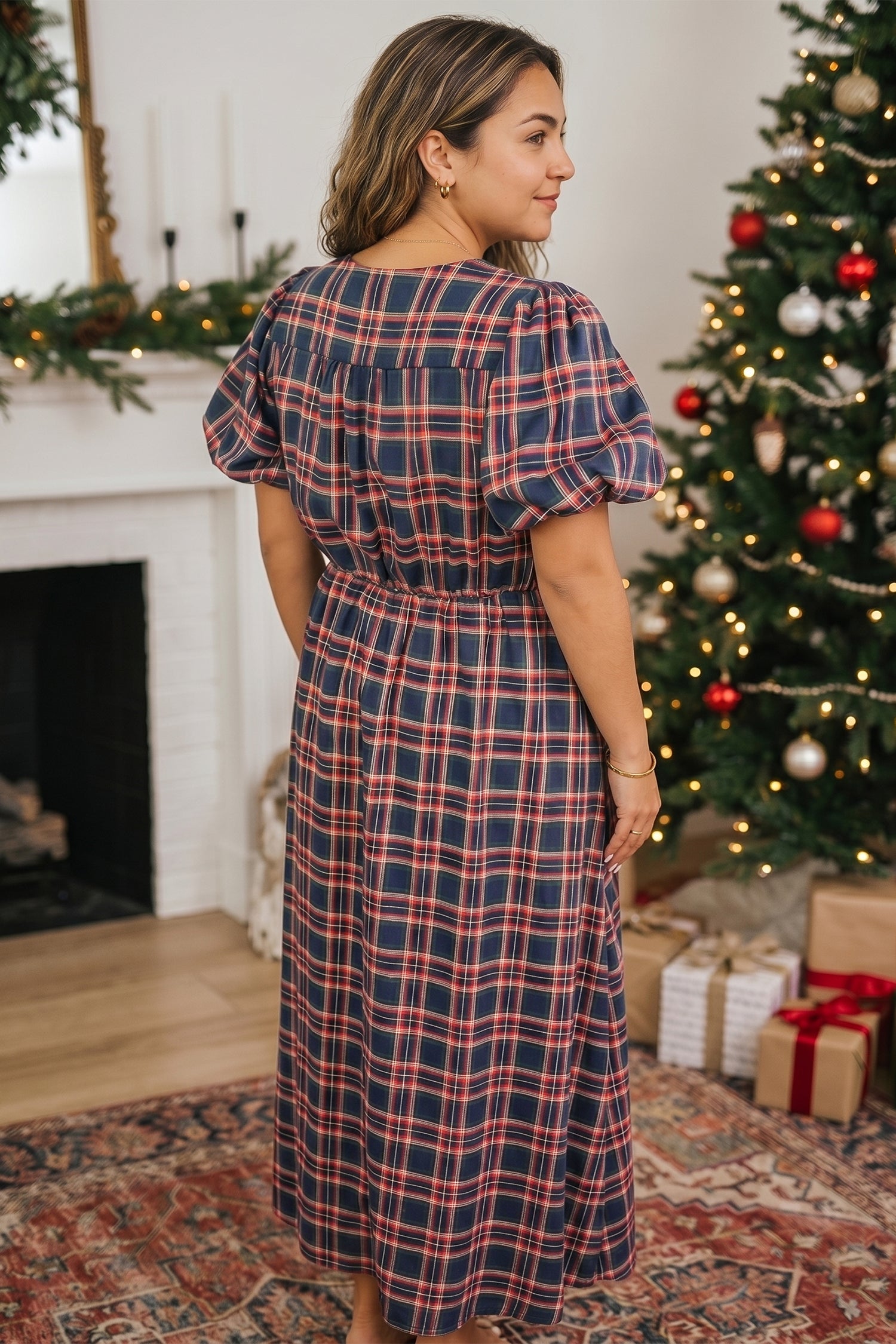 Timeless Tartan Belted Dress
