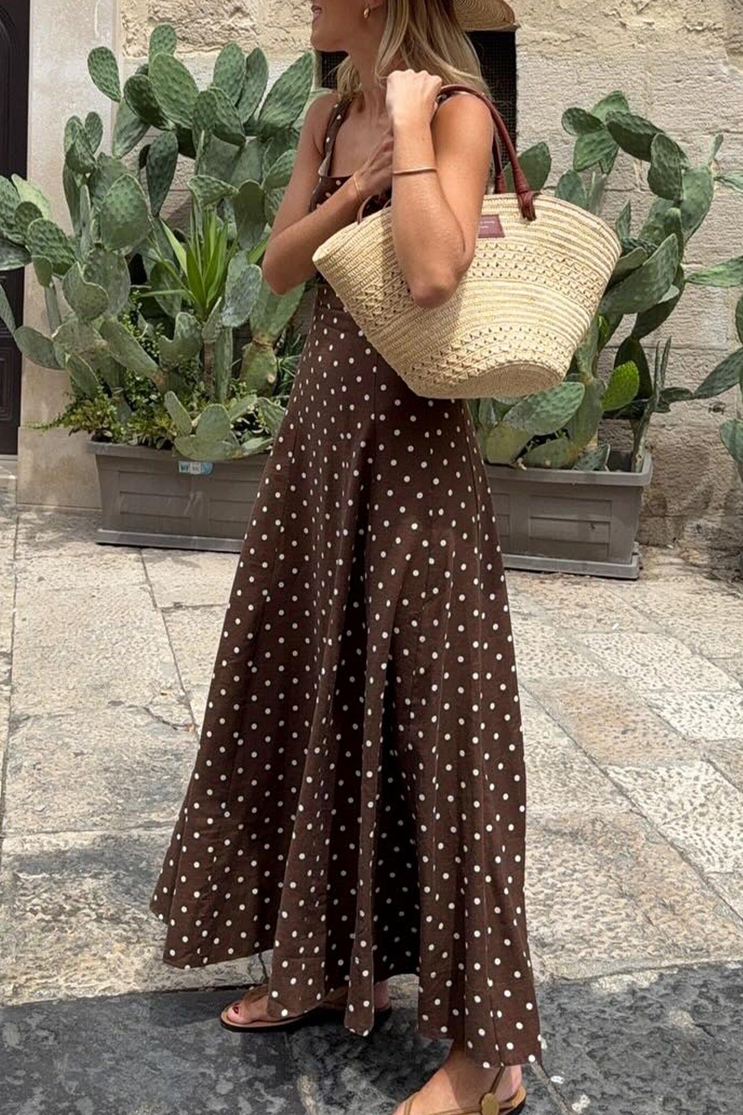 Sweetheart Dot Maxi Dress