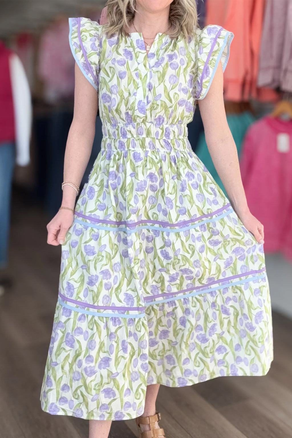 Lavender Tulip Dress
