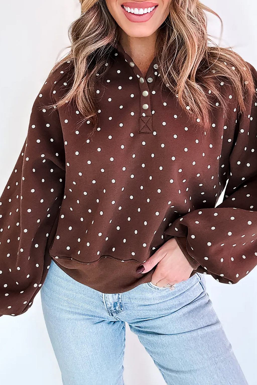 Pretty Polka Pullover