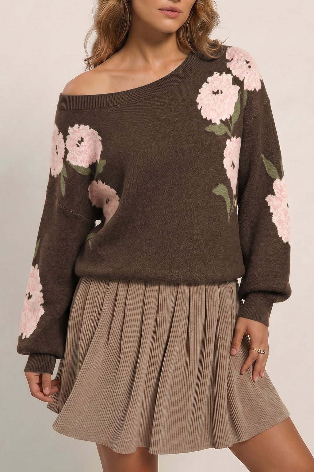 Fireside Floral Sweater